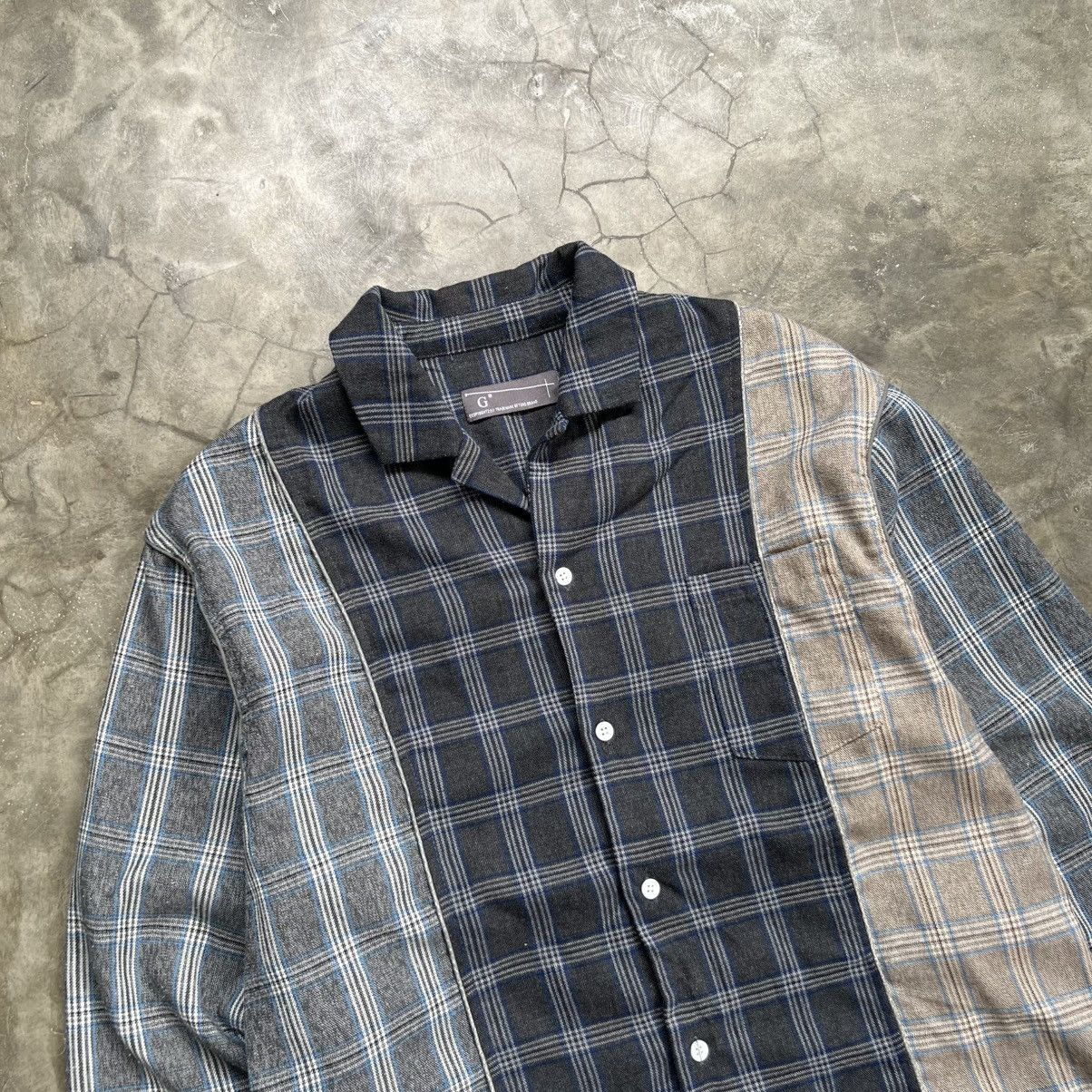 Needles TGNS Needles Style Patchwork Boxy Fit Longsleeve Shirt Size US S / EU 44-46 / 1 - 3 Thumbnail