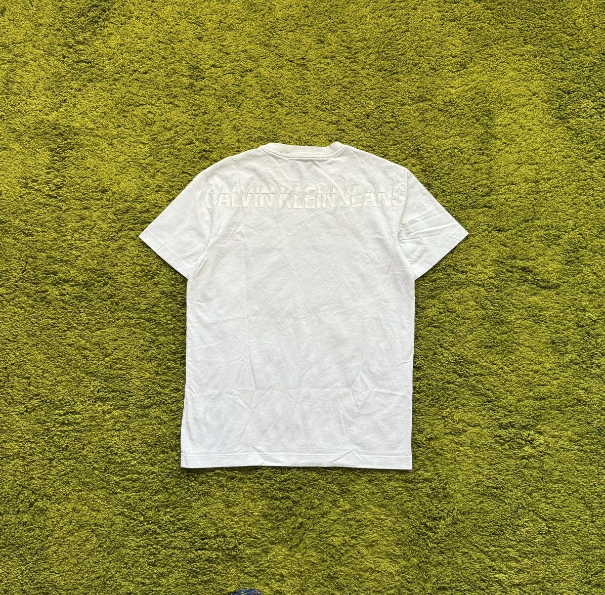 Calvin Klein × Designer Calvin Klein centre logo t-shirt Size XS / US 0-2 / IT 36-38 - 2 Thumbnail