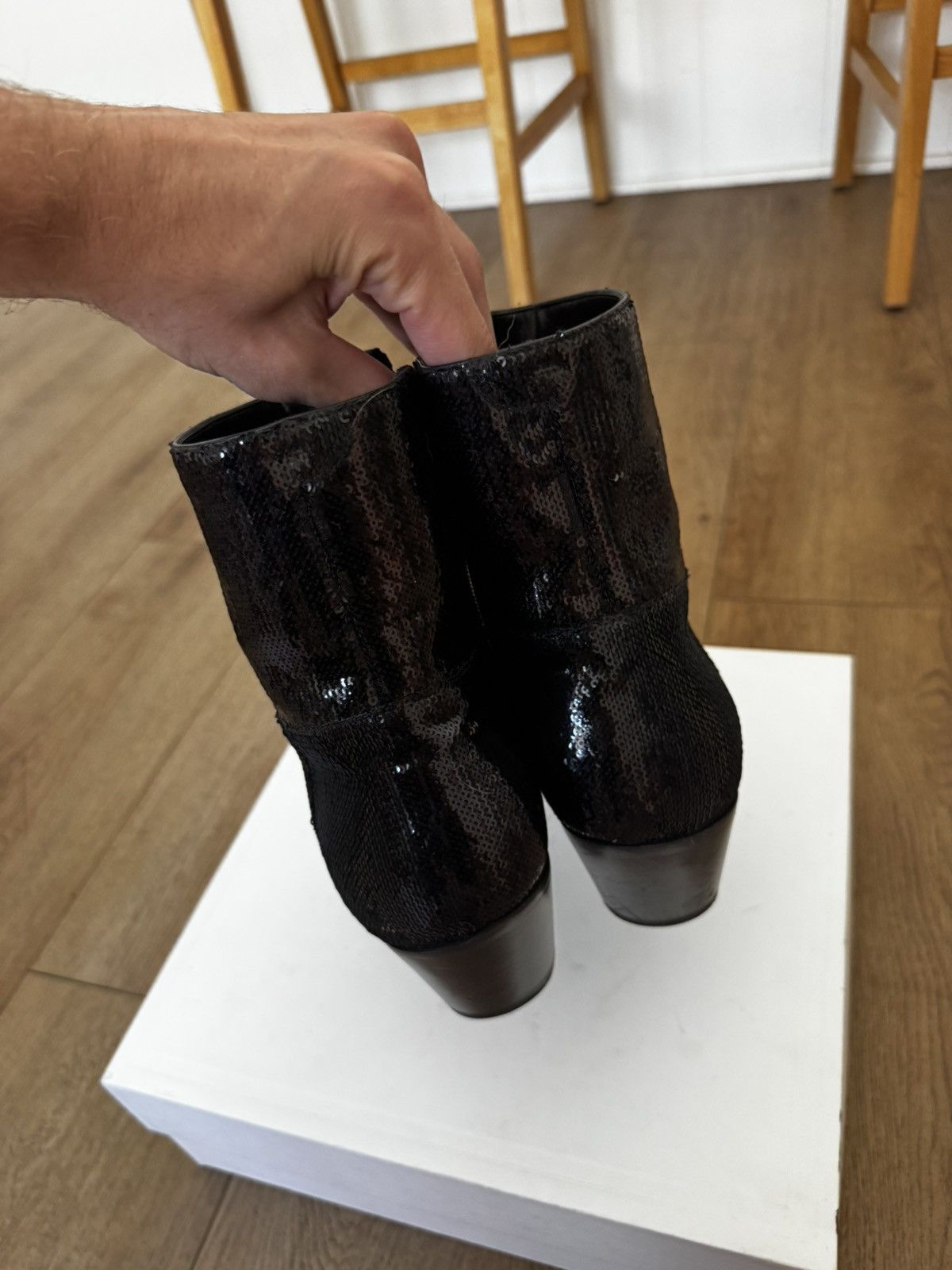 Celine Rare Sequins Jacno Boots Size US 10 / EU 43 - 8 Thumbnail