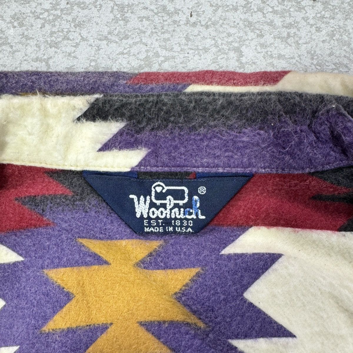 Vintage × Woolrich Woolen Mills Vintage Woolrich Aztec Navajo Shirt Size US M / EU 48-50 / 2 - 8 Thumbnail