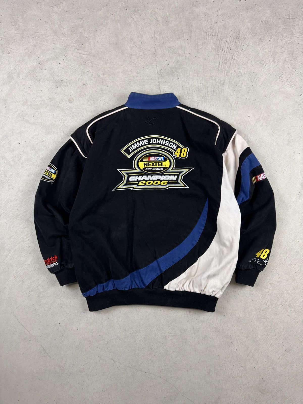 NASCAR 2000s Jimmy Johnson Racing Jacket Size US XL / EU 56 / 4 - 5 Thumbnail