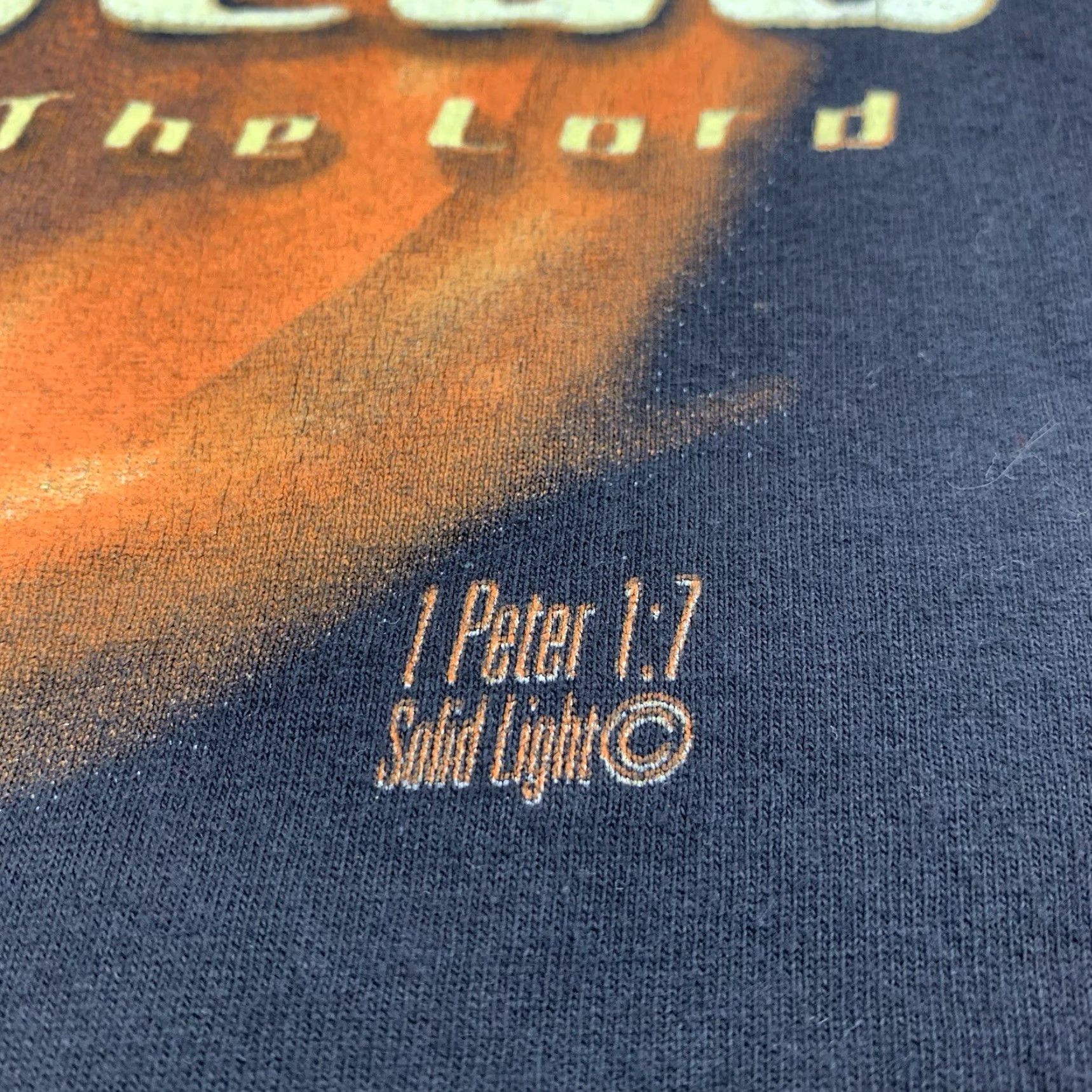 Vintage VINTAGE En Fuego On Fire For The Lord T Shirt Adult Medium Black Jesus Christ Size US M / EU 48-50 / 2 - 3 Thumbnail