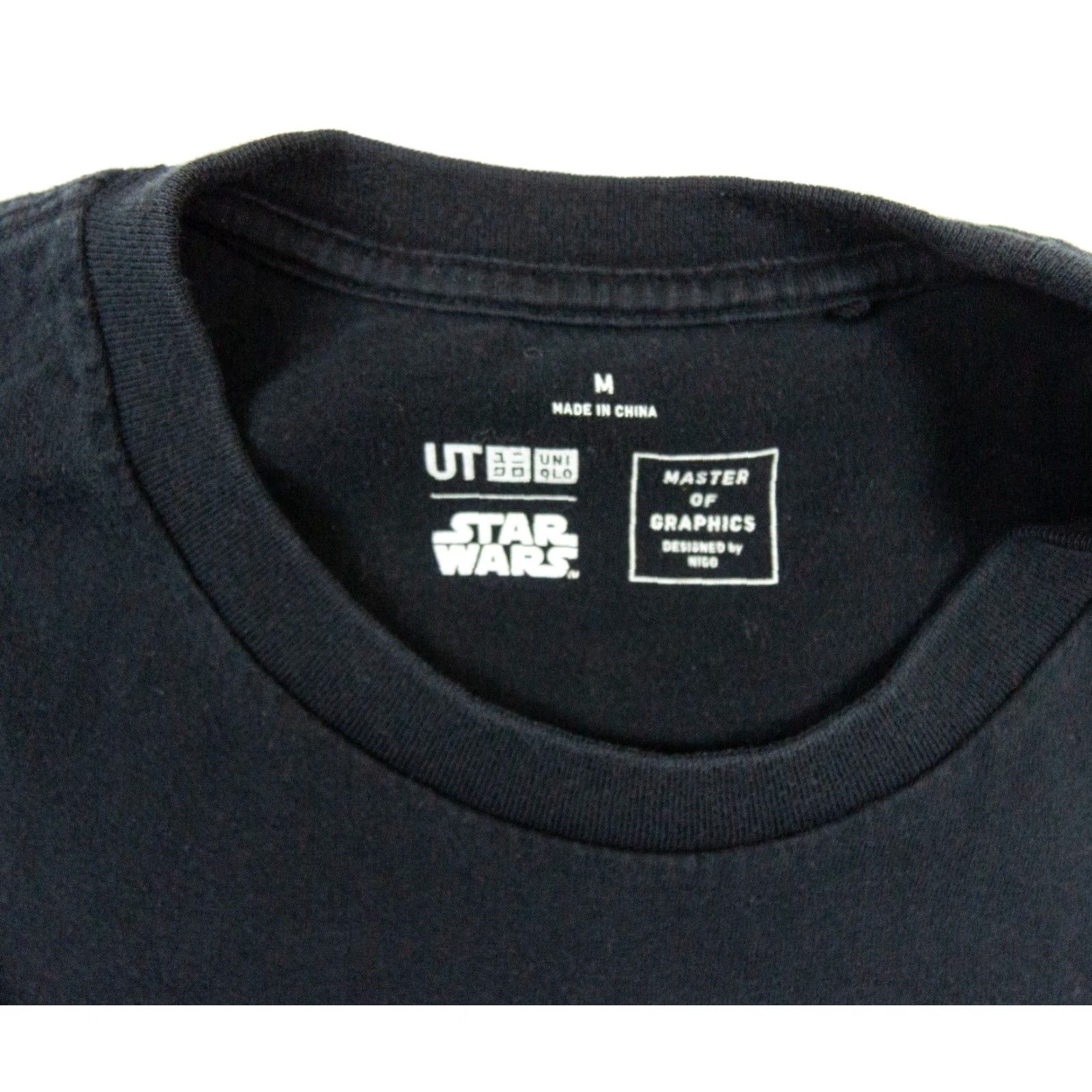 Uniqlo Uniqlo Star Wars Graphic Tee Shirt Men's Medium Black Short Sleeve Nigo Outdoor Size US M / EU 48-50 / 2 - 6 Thumbnail
