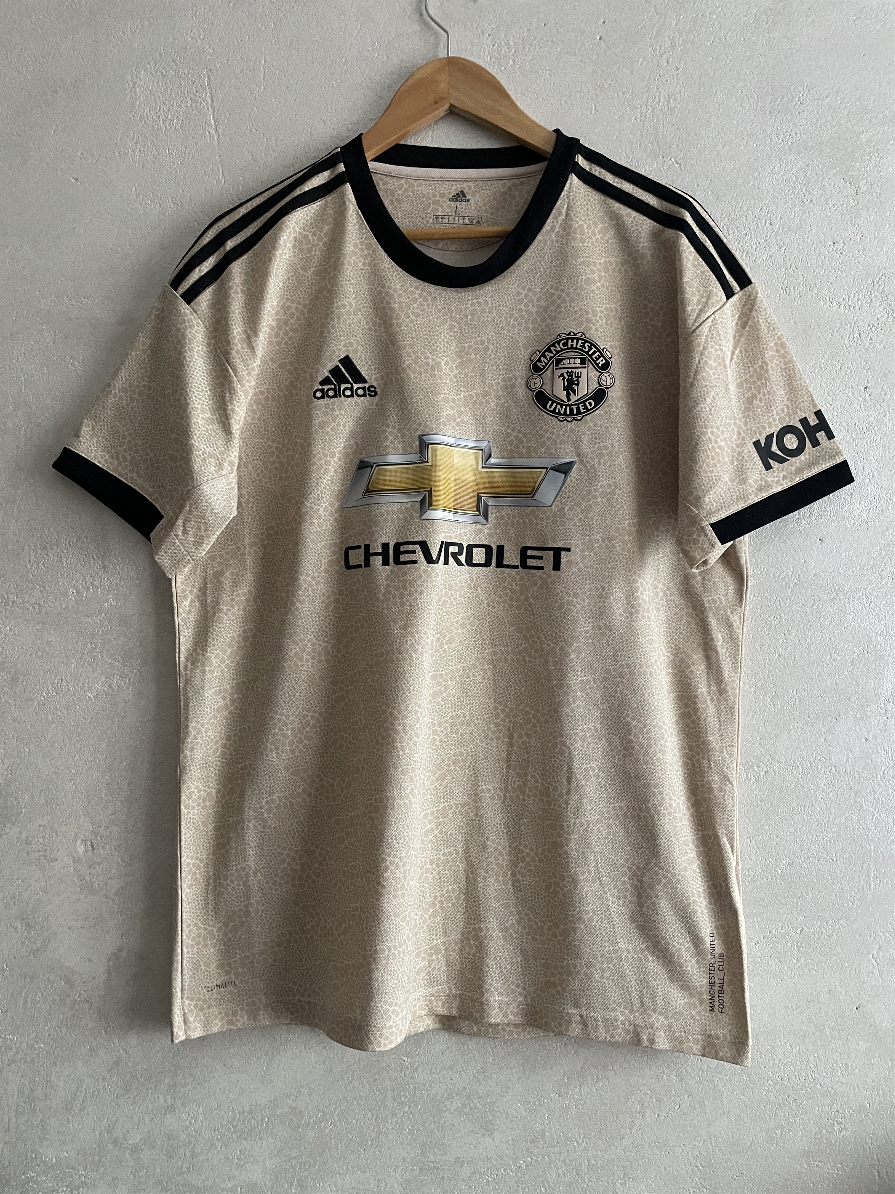 Adidas Manchester United Away Shirt 2019 2020 Soccer Jersey Trikot Size US L / EU 52-54 / 3 - 1 Thumbnail