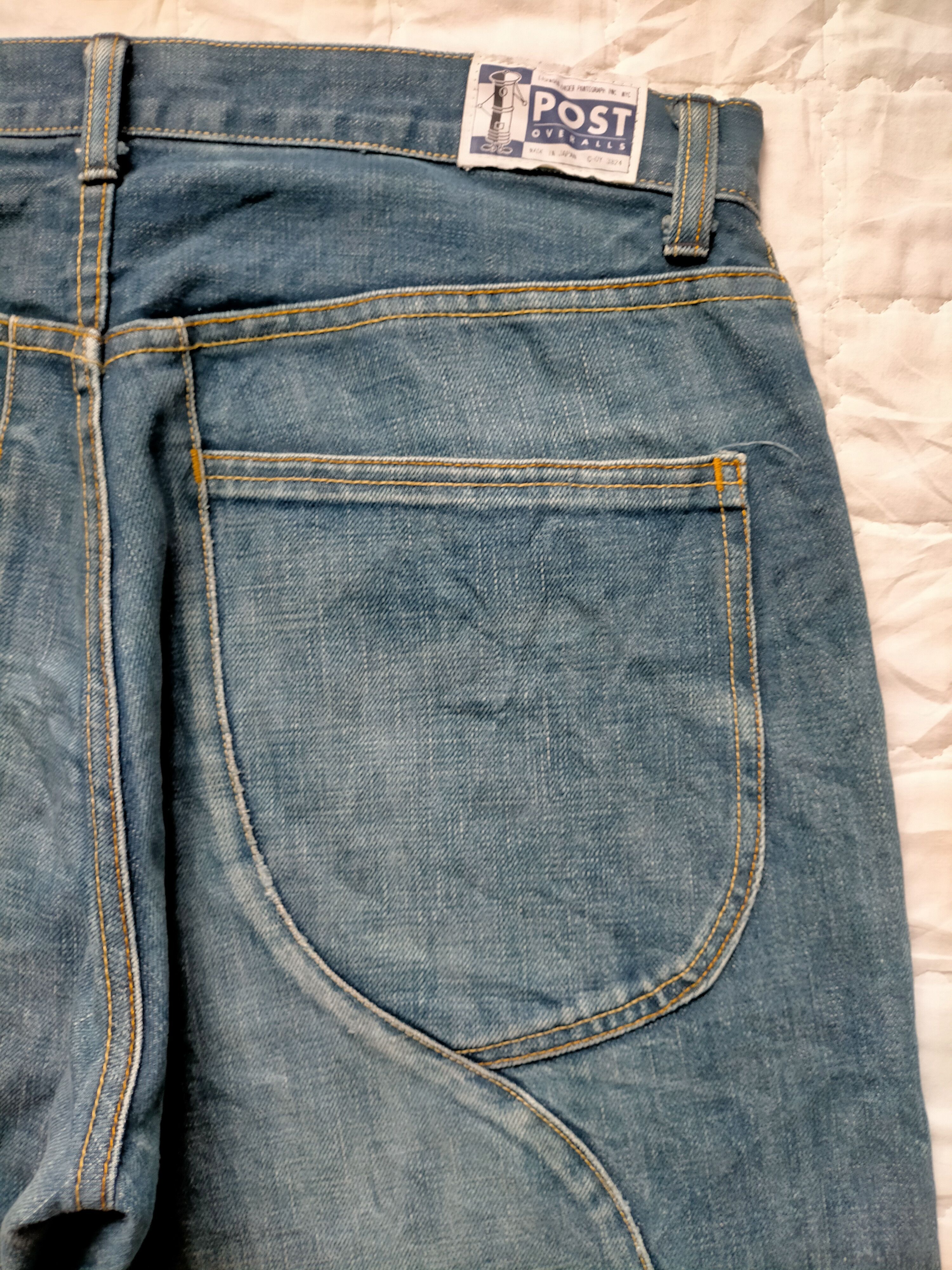 Post Overalls Made in japan Post Overlls Denim Jeans Size US 32 / EU 48 - 11 Thumbnail