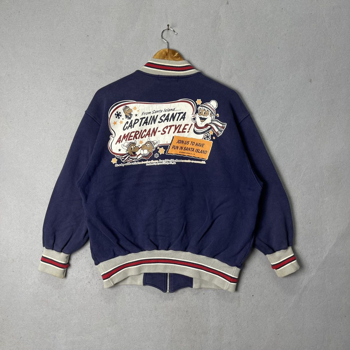 Vintage Vintage Captain Santa American Style Zip Jacket Size US M / EU 48-50 / 2 - 6 Thumbnail