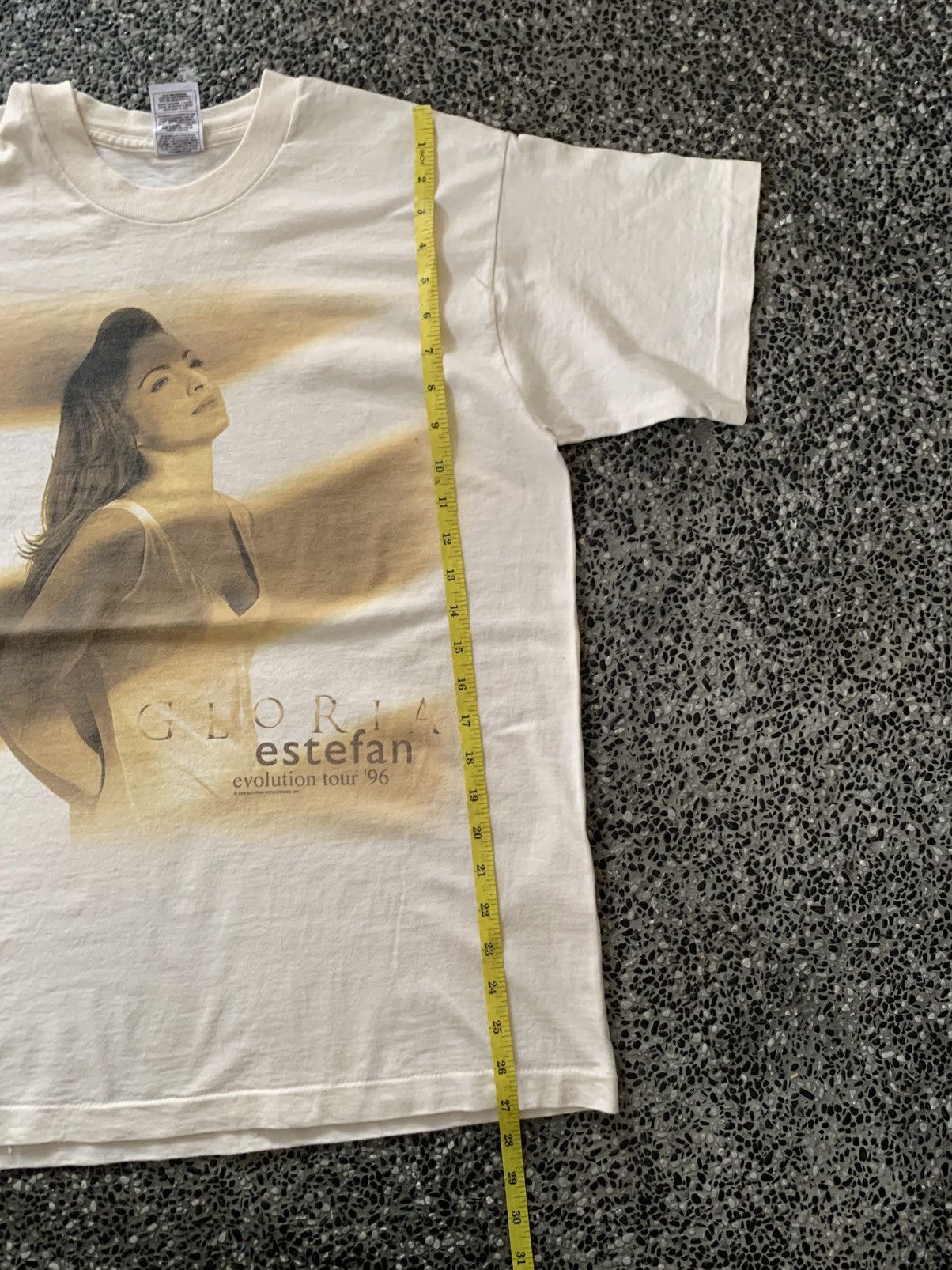 Vintage Vintage 90s Gloria Estefan Evolution Tour Pop Singer T  