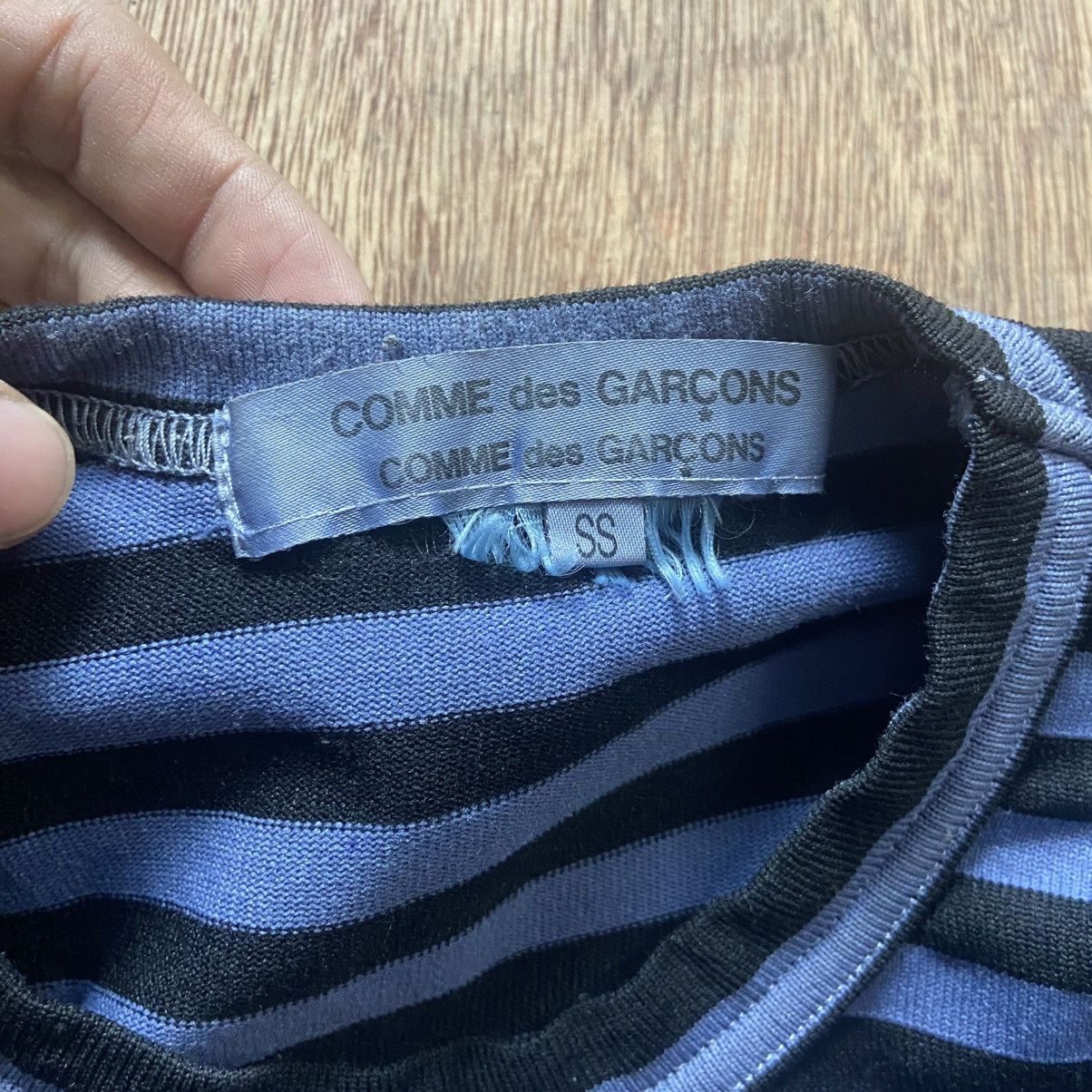 Comme des Garcons Comme Des Garcons Stripe Long Sleeve TShirt Size US XS / EU 42 / 0 - 3 Thumbnail