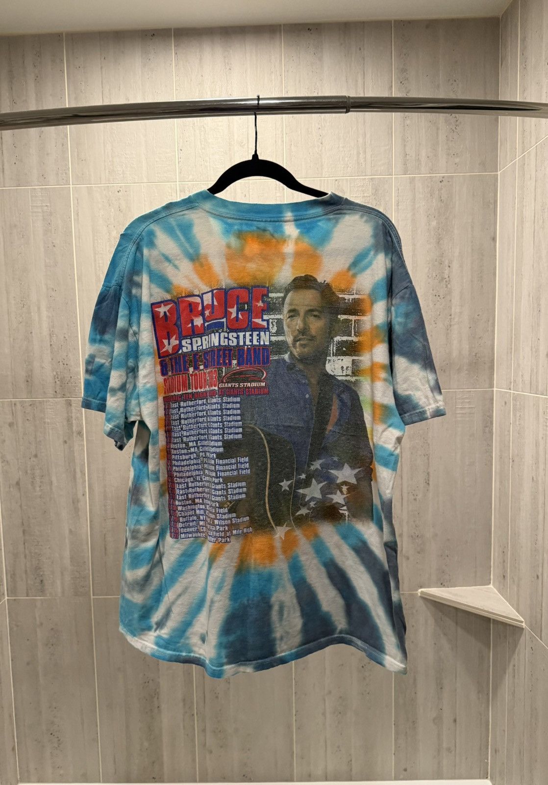 Delta Rare 2003 Bruce Springsteen E Street Band Tie-Dye Tour Tee Size US XL / EU 56 / 4 - 2 Thumbnail
