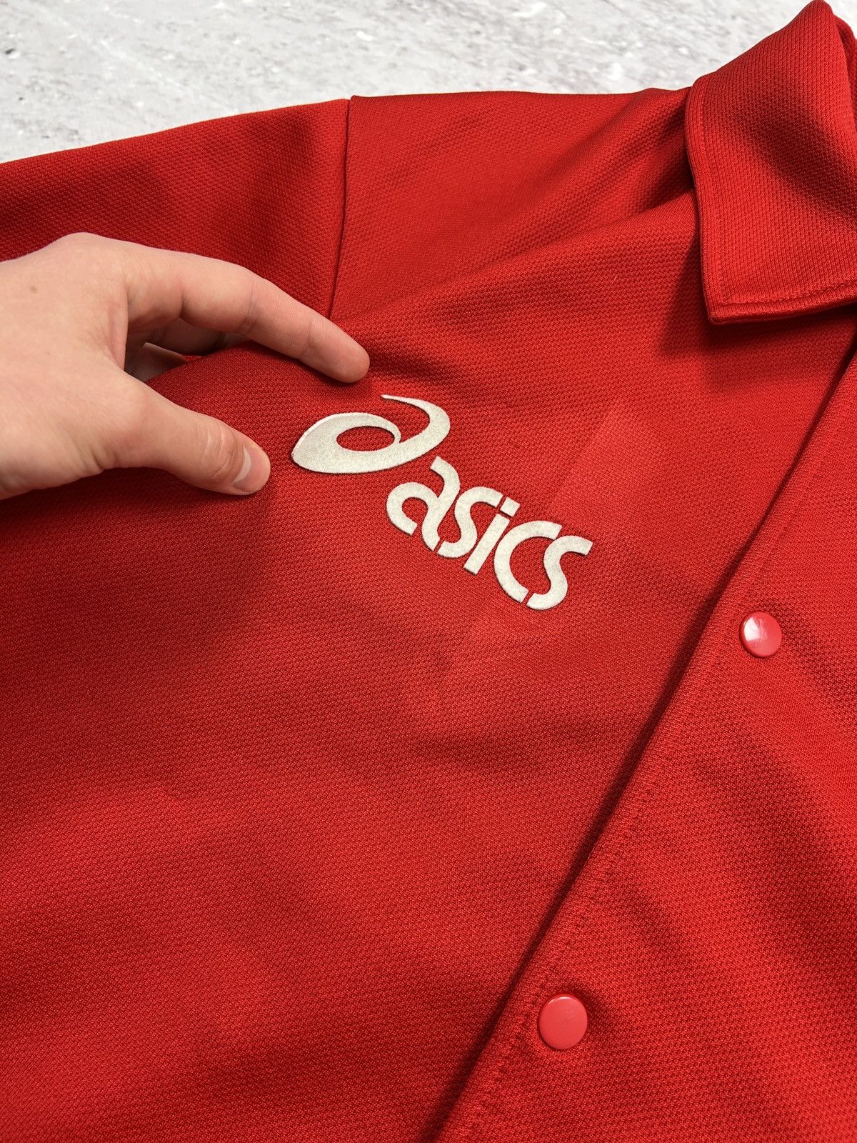 Asics × Japanese Brand × Vintage 🔥RARE VINTAGE ASICS MADE IN JAPAN RED BAGGY TRACK SUIT 80s🔥 Size US L / EU 52-54 / 3 - 7 Thumbnail