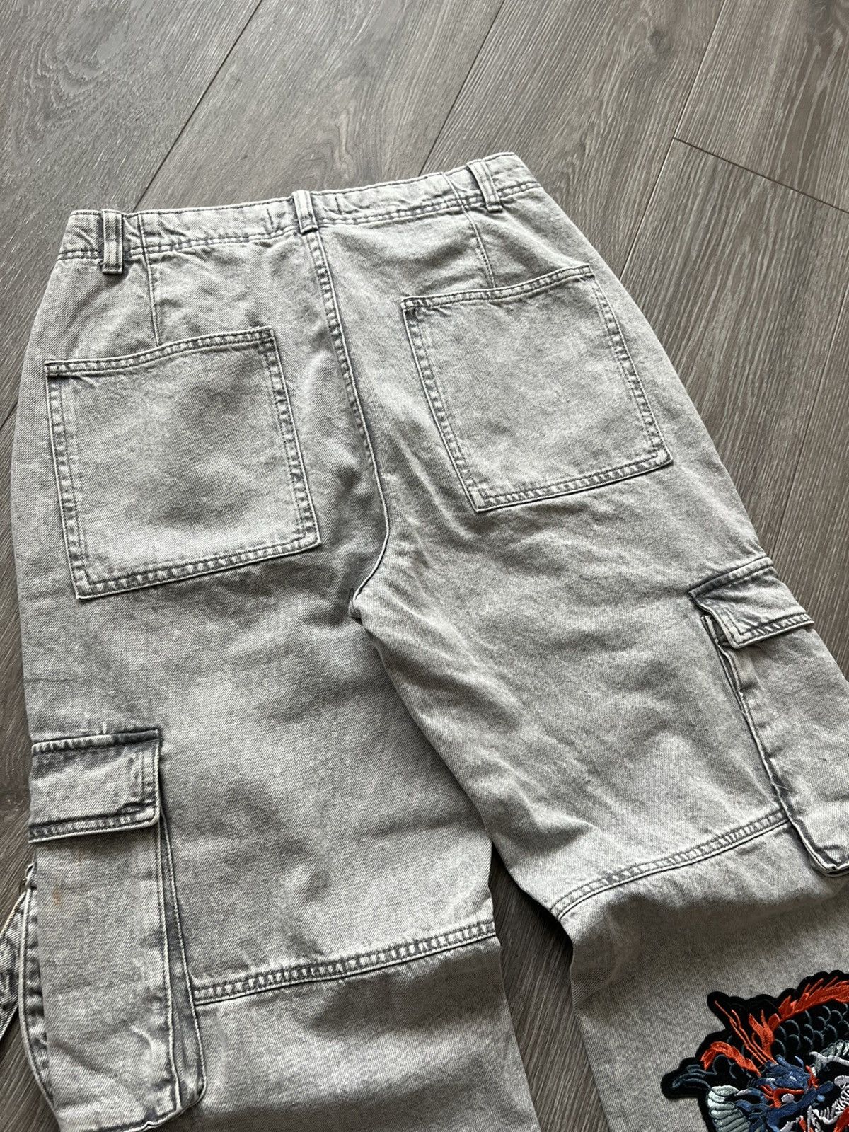 Vintage Vintage Y2K Dragon Baggy Jeans Cargo Pants Wide Leg Size US 30 / EU 46 - 8 Thumbnail