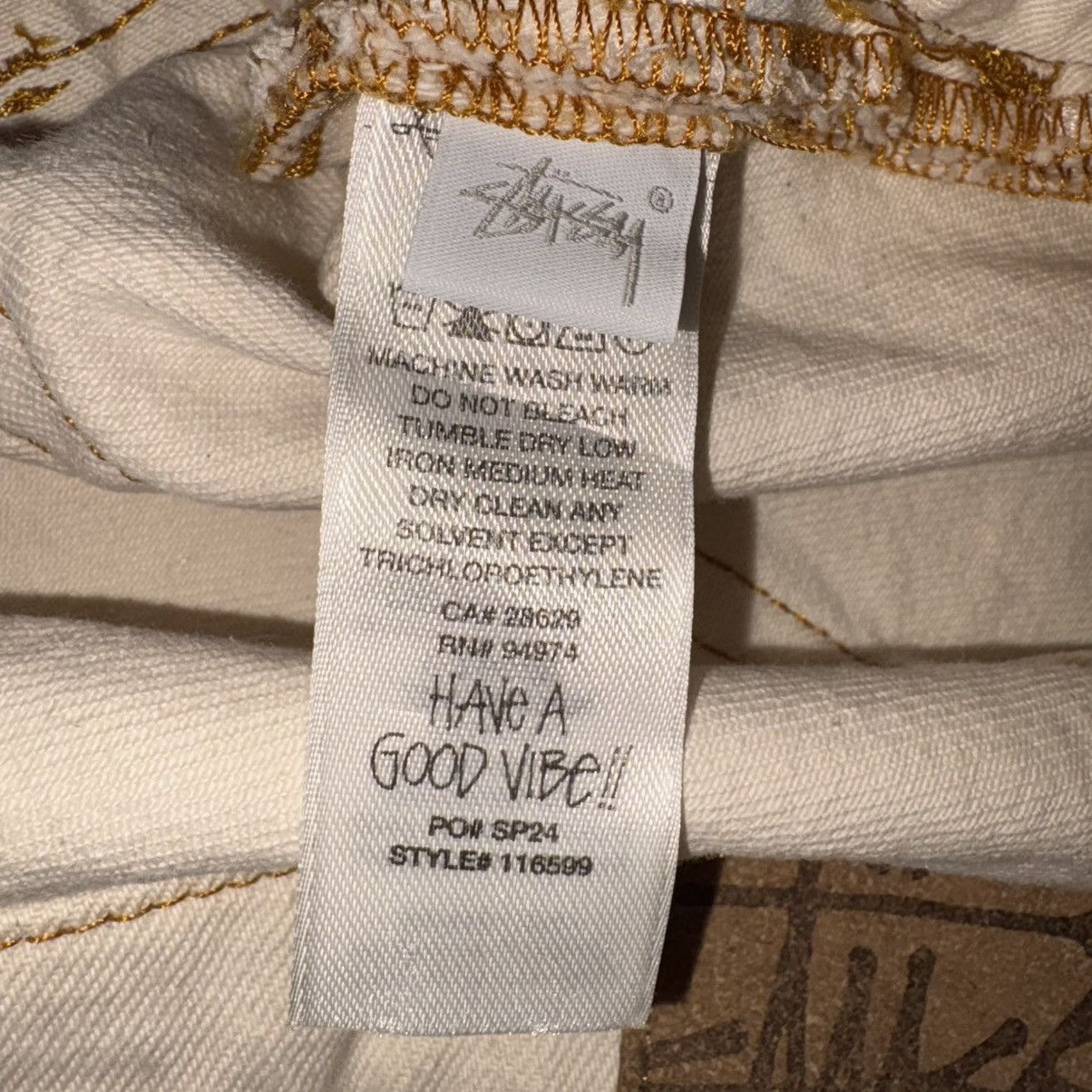 Stussy × Vintage *BAGGY* STUSSY “BIG OL” JEANS SIZE 38 Size US 38 / EU 54 - 5 Thumbnail