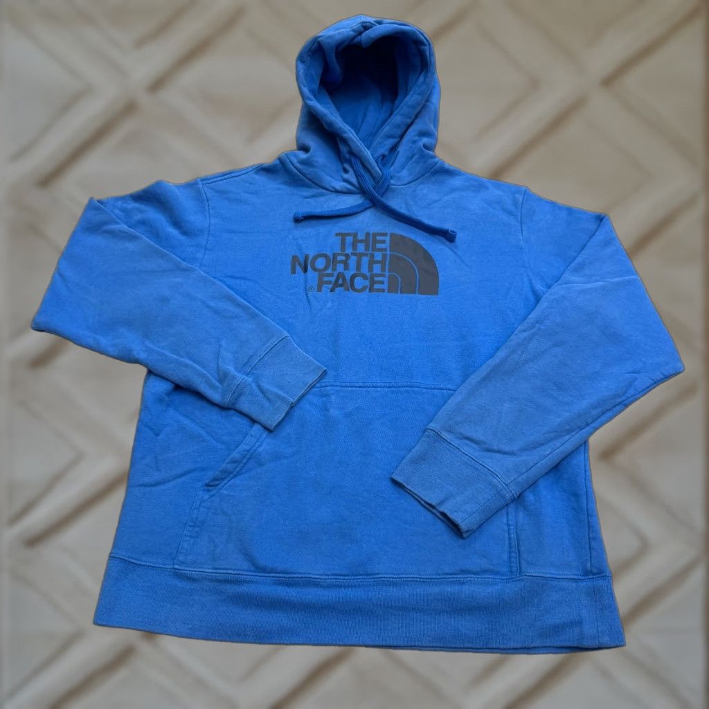 The North Face The North Face Hoodie Mens Medium Blue Graphic Print Hooded Pullover Sweatshirt Size US M / EU 48-50 / 2 - 1 Thumbnail