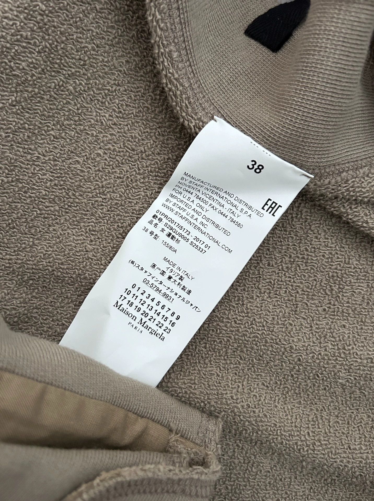 Maison Margiela Maison Margiela S/S17 Retro Print Deconstructed Sweatshirts Size XS / US 0-2 / IT 36-38 - 6 Thumbnail