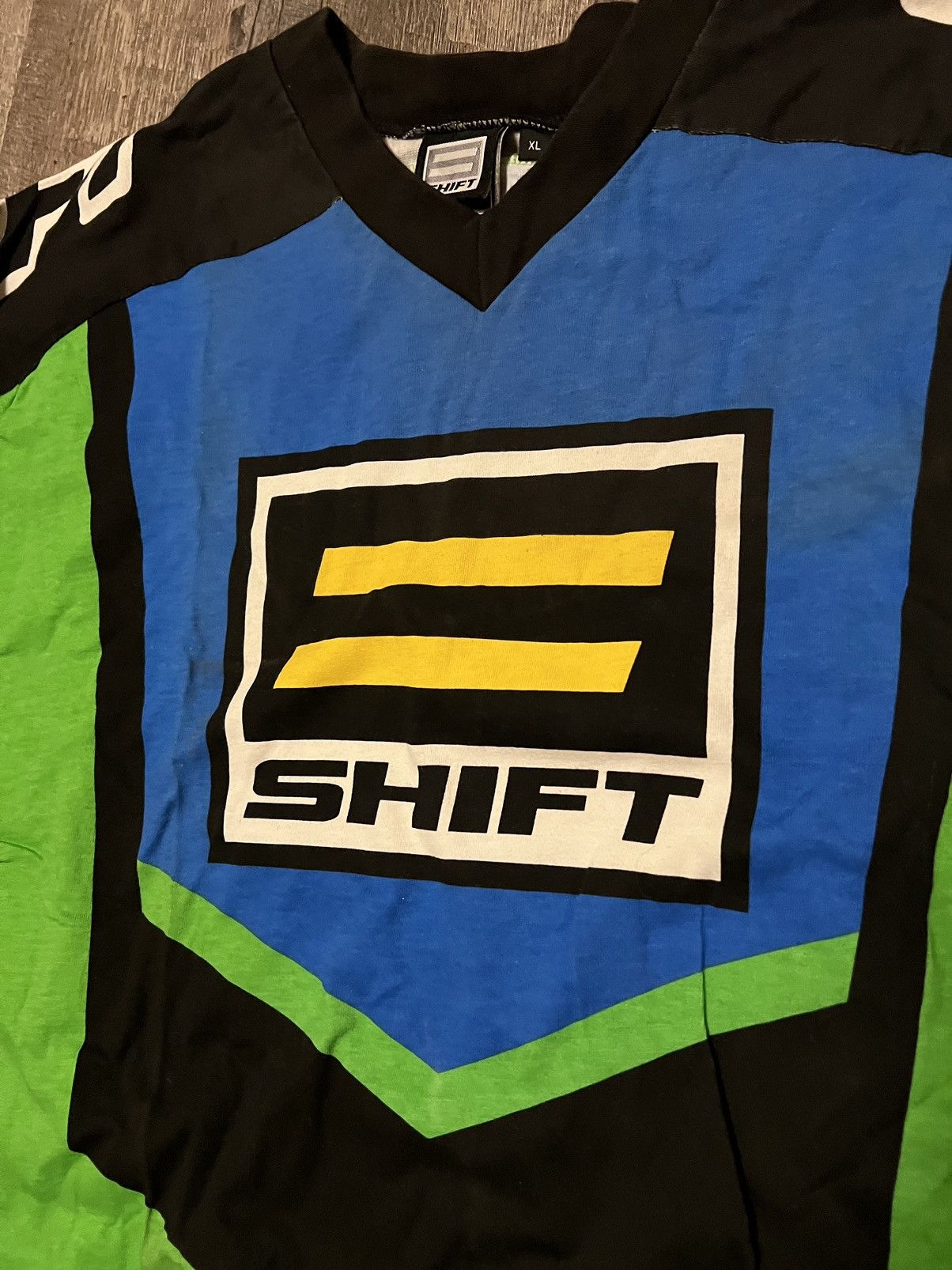 Vintage Vintage Shift Motorcross Jersey size XL Size US XL / EU 56 / 4 - 2 Thumbnail