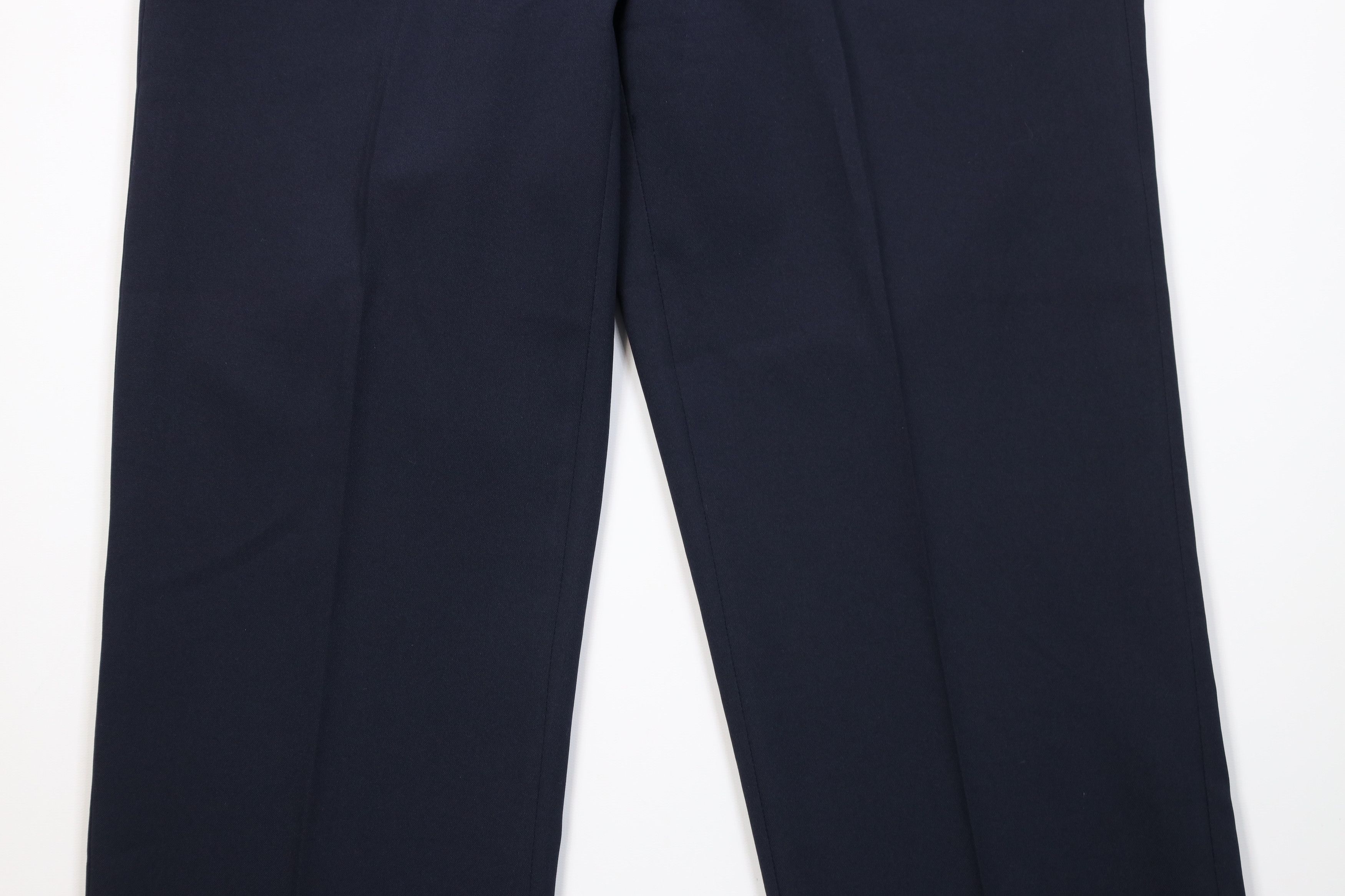 Vintage Vintage 90s Streetwear Knit Flared Wide Leg Chino Pants Blue Size US 34 / EU 50 - 3 Thumbnail