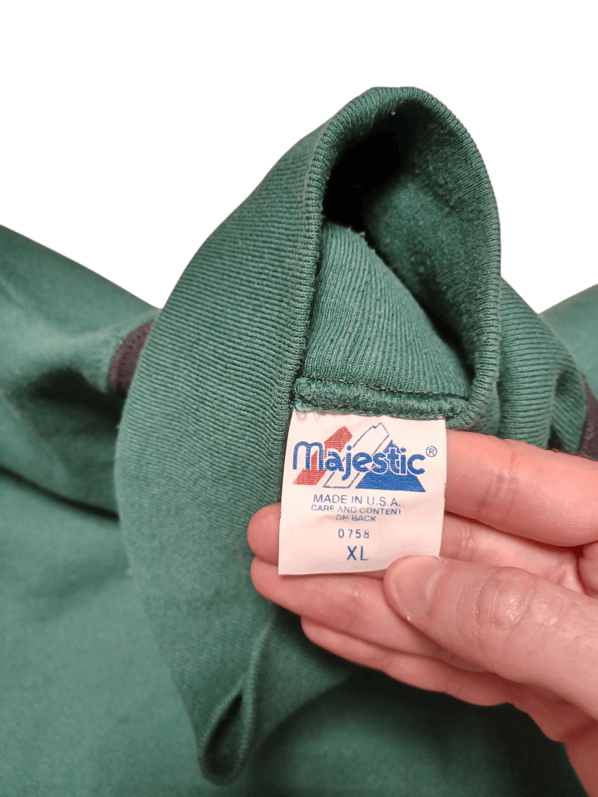 Majestic NEW YORK JETS VINTAGE MADE IN USA MAJESTIC SWEATSHIRT Size US XL / EU 56 / 4 - 4 Thumbnail