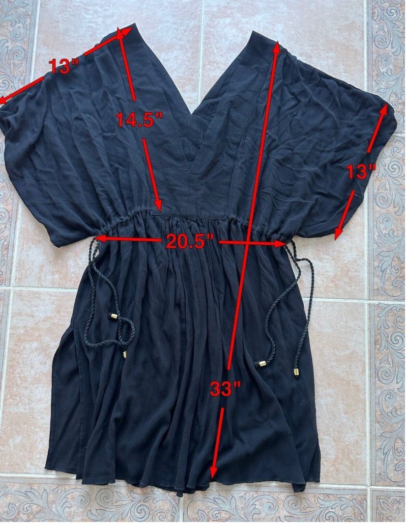 Ralph Lauren Lauren by Ralph Lauren Crinkle Rayon Tunic Black Size M Size M / US 6-8 / IT 42-44 - 4 Thumbnail