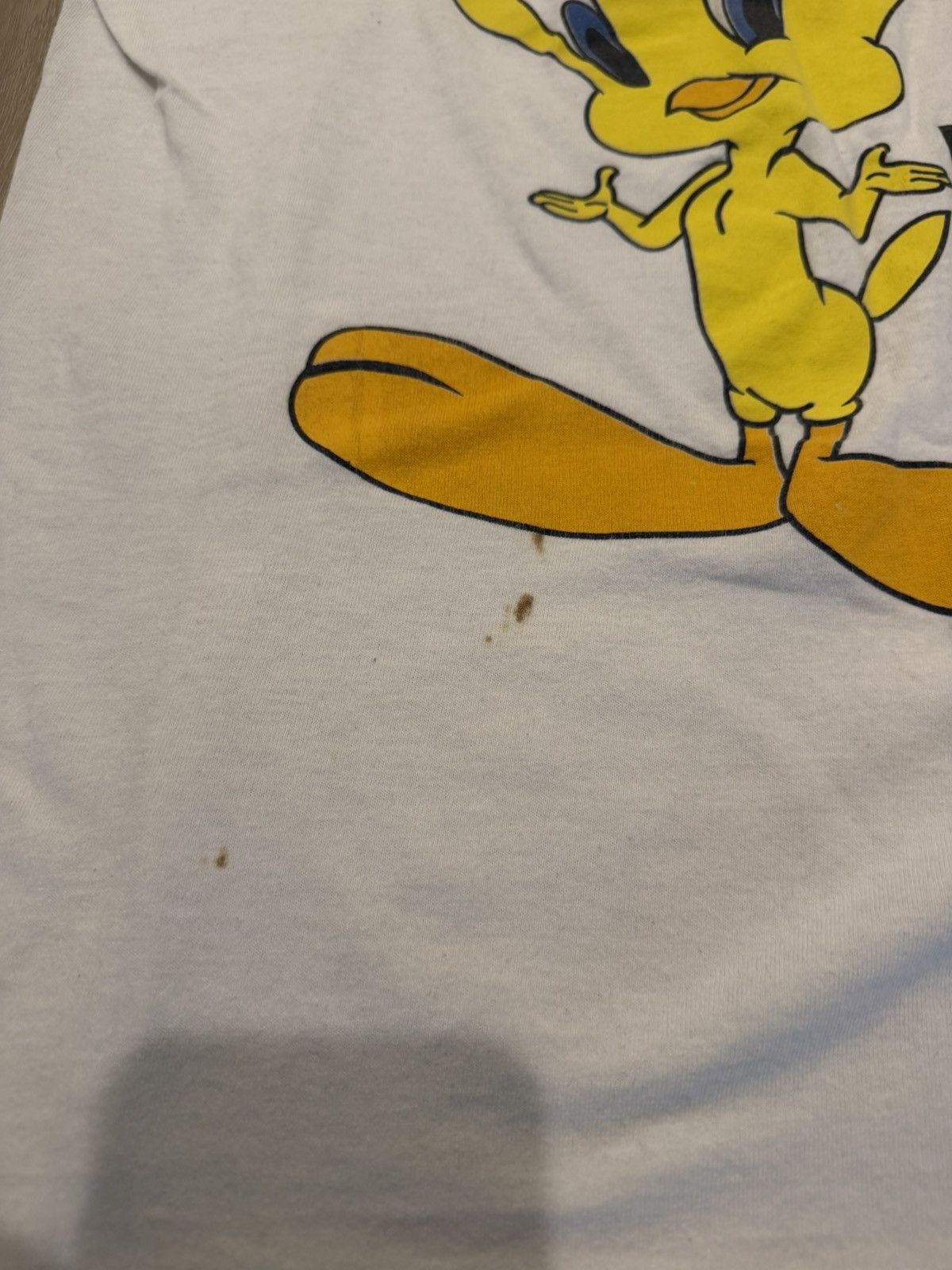 Vintage Looney Tunes Tweety Bird 90s Tee Size US XL / EU 56 / 4 - 2 Thumbnail