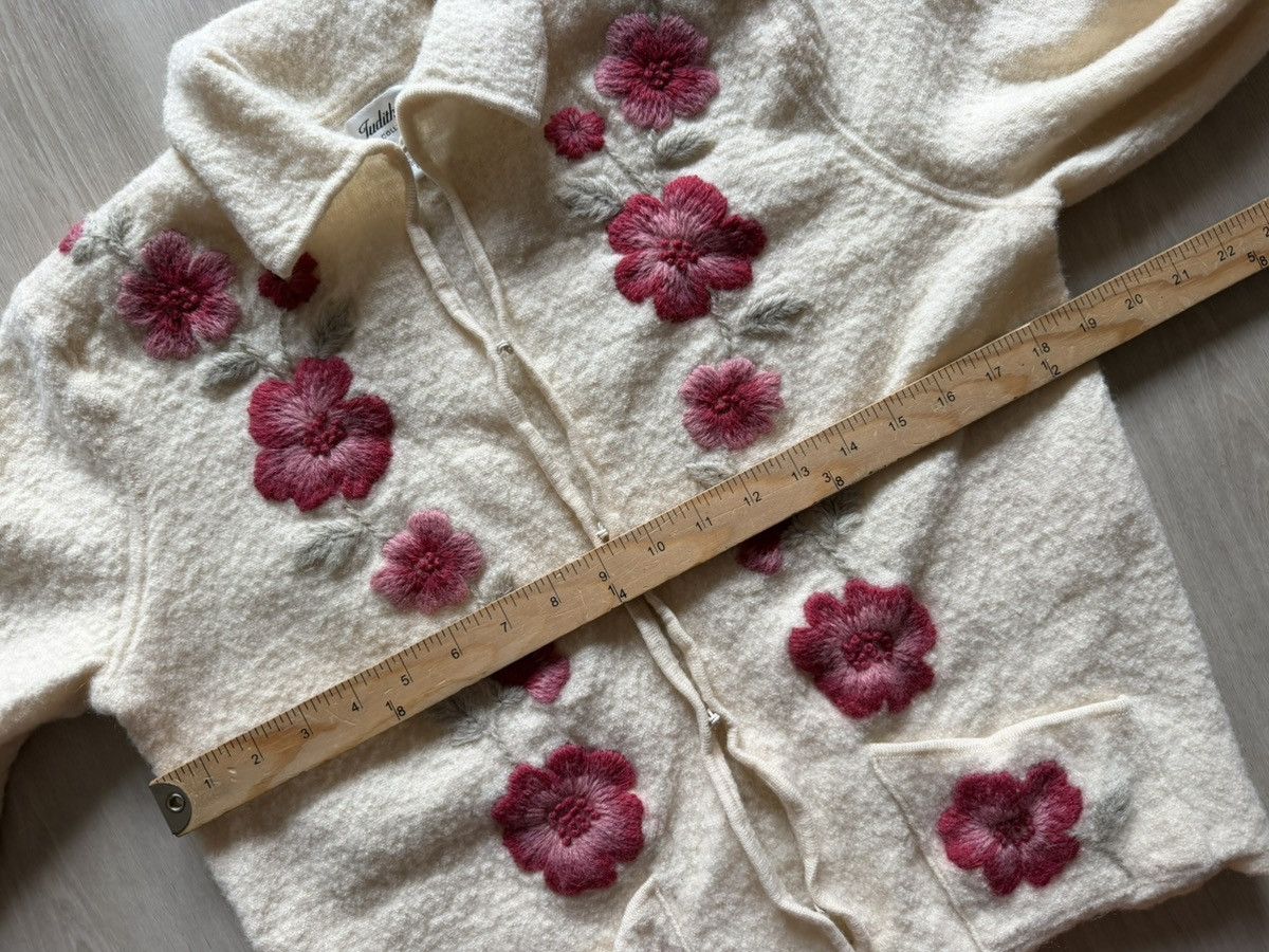 Vintage Vintage Judith Hart Hank Knit Floral Wool Cardigan Sz XL Size XL / US 12-14 / IT 48-50 - 5 Thumbnail
