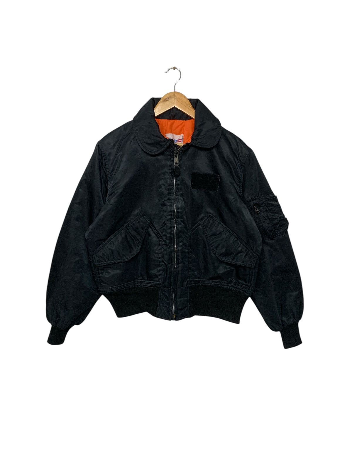 Other Vintage Squadron 4 Bomber Flight Jacket Made in USA Size US M / EU 48-50 / 2 - 1 Thumbnail