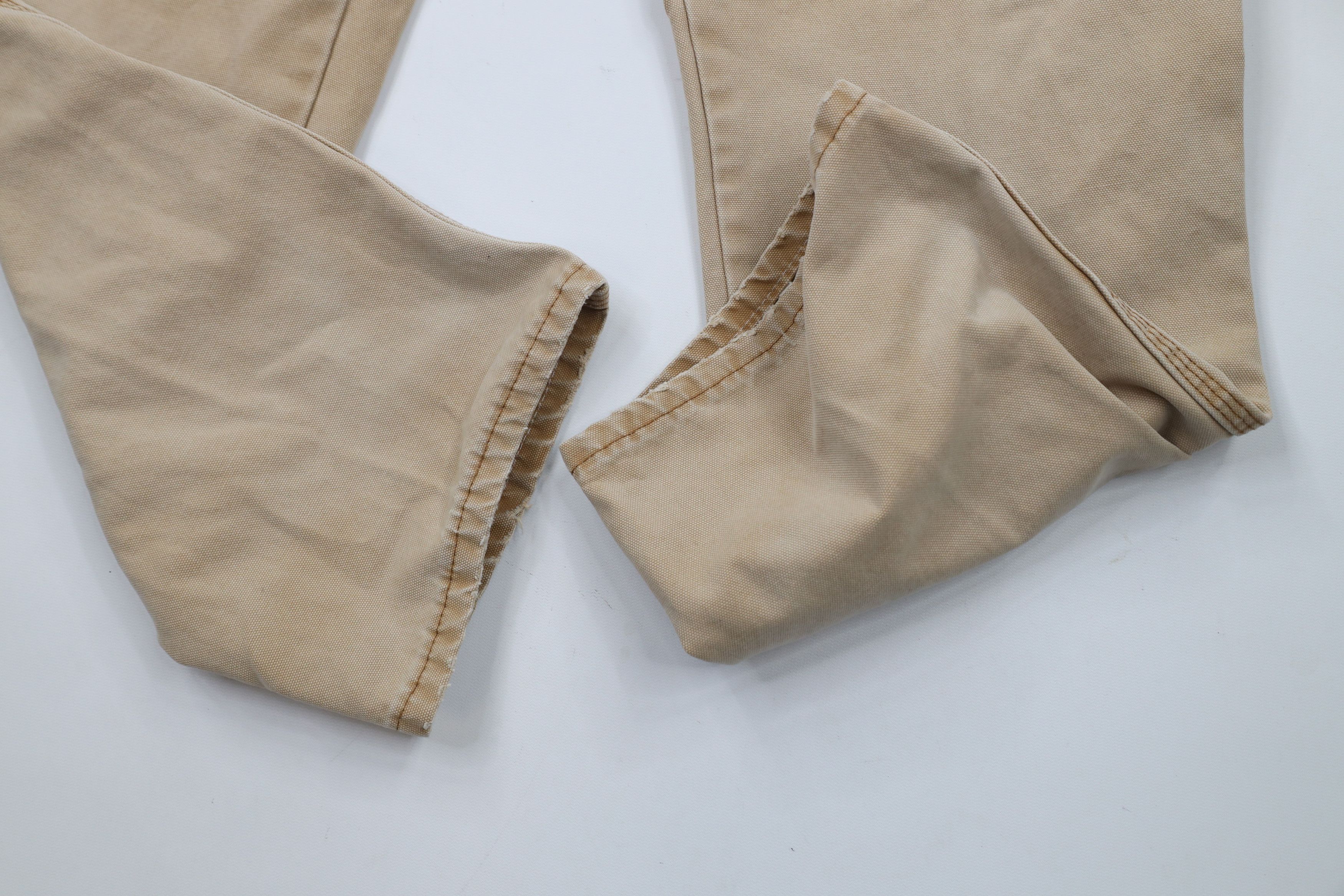 Dickies × Vintage Vintage Dickies Canvas Wide Leg Dungaree Work Pants Brown Size US 34 / EU 50 - 5 Thumbnail
