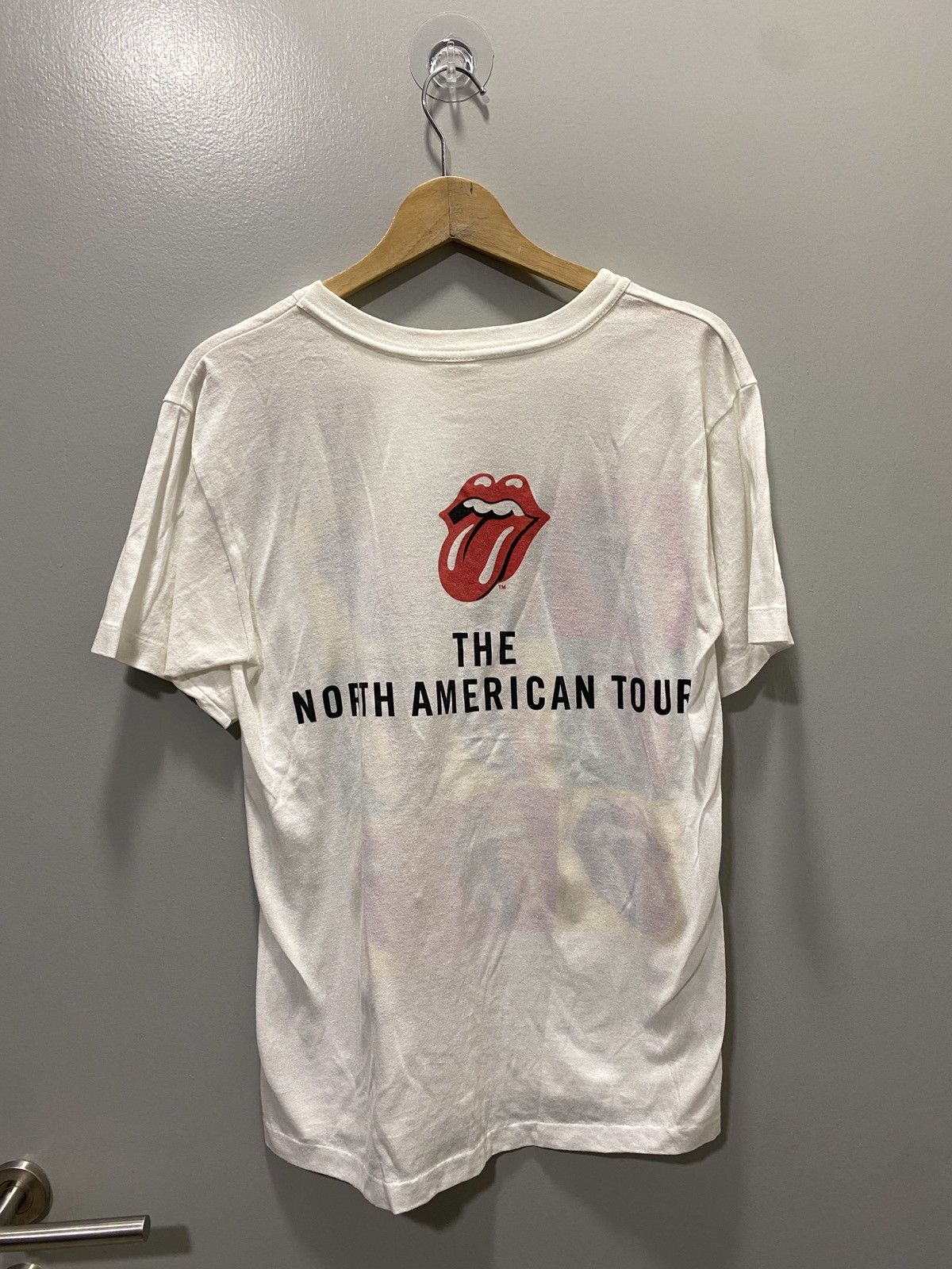 Band Tees Vintage 80s Rolling Stones North American Tour T Shirt Size US M / EU 48-50 / 2 - 7 Thumbnail