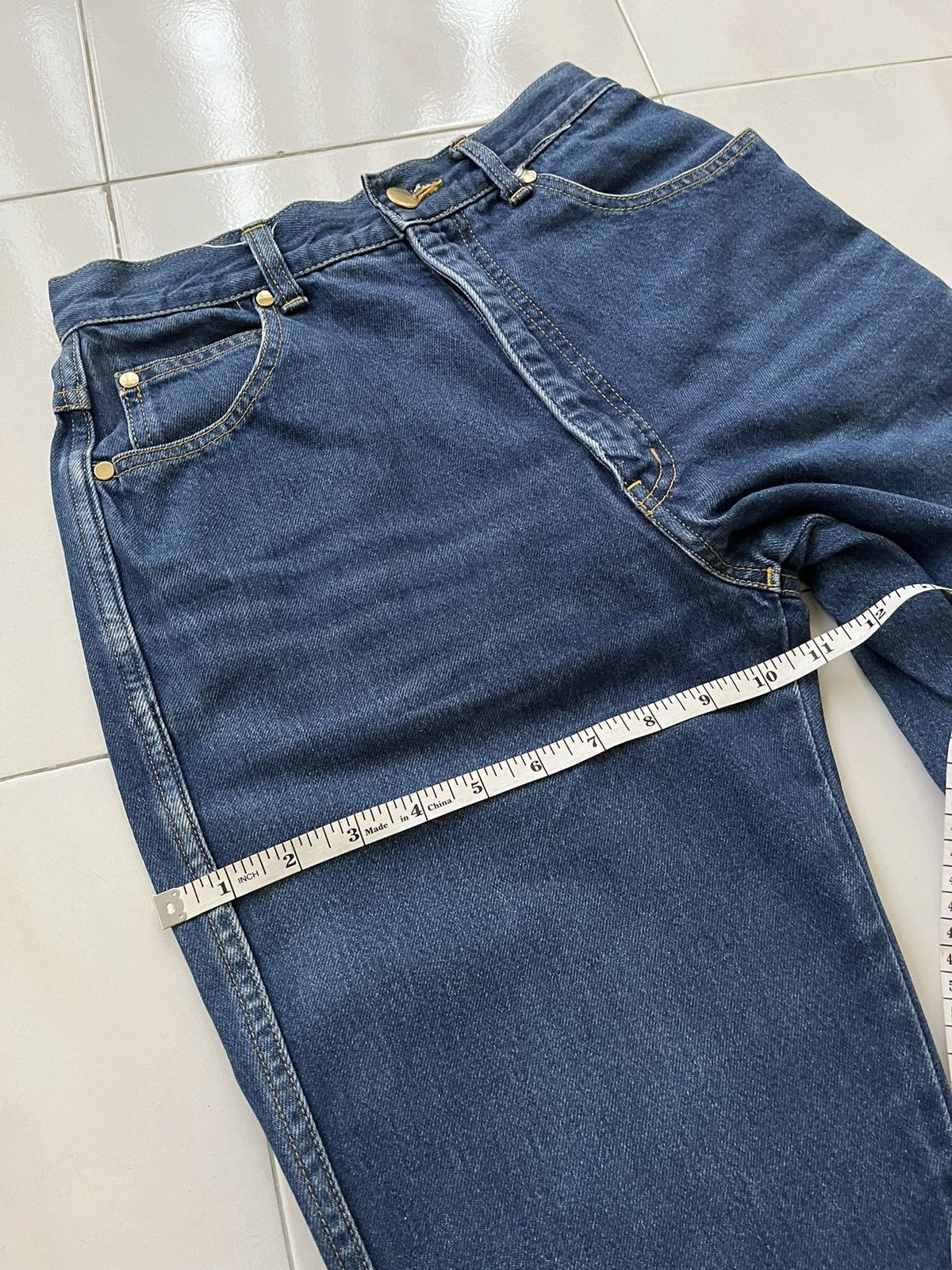 Yves Saint Laurent Yves Saint Lauren Embroidered Logo Size 24" / US 00 / IT 34 - 16 Thumbnail