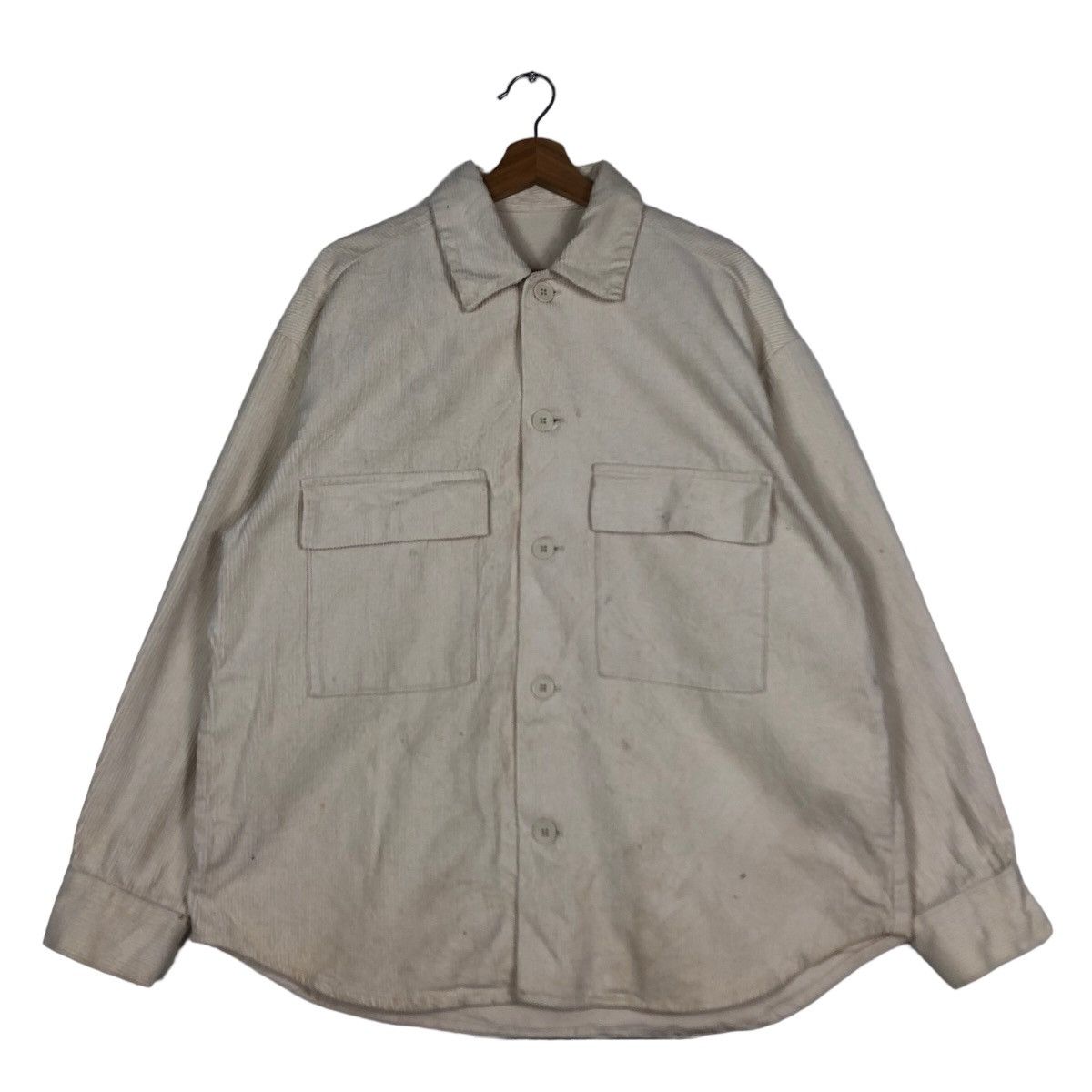 Japanese Brand 🔥Vintage Chore Wool Jacket GU Japan Issey Miyake Size US M / EU 48-50 / 2 - 1 Thumbnail