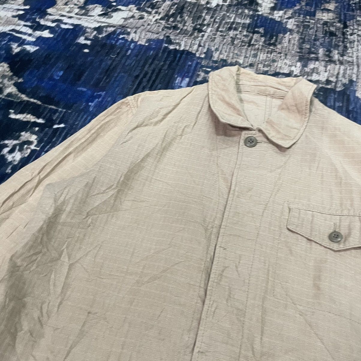 PPFM Vintage PPFM Shirt Collar Long Button Beigi L Size US L / EU 52-54 / 3 - 4 Thumbnail