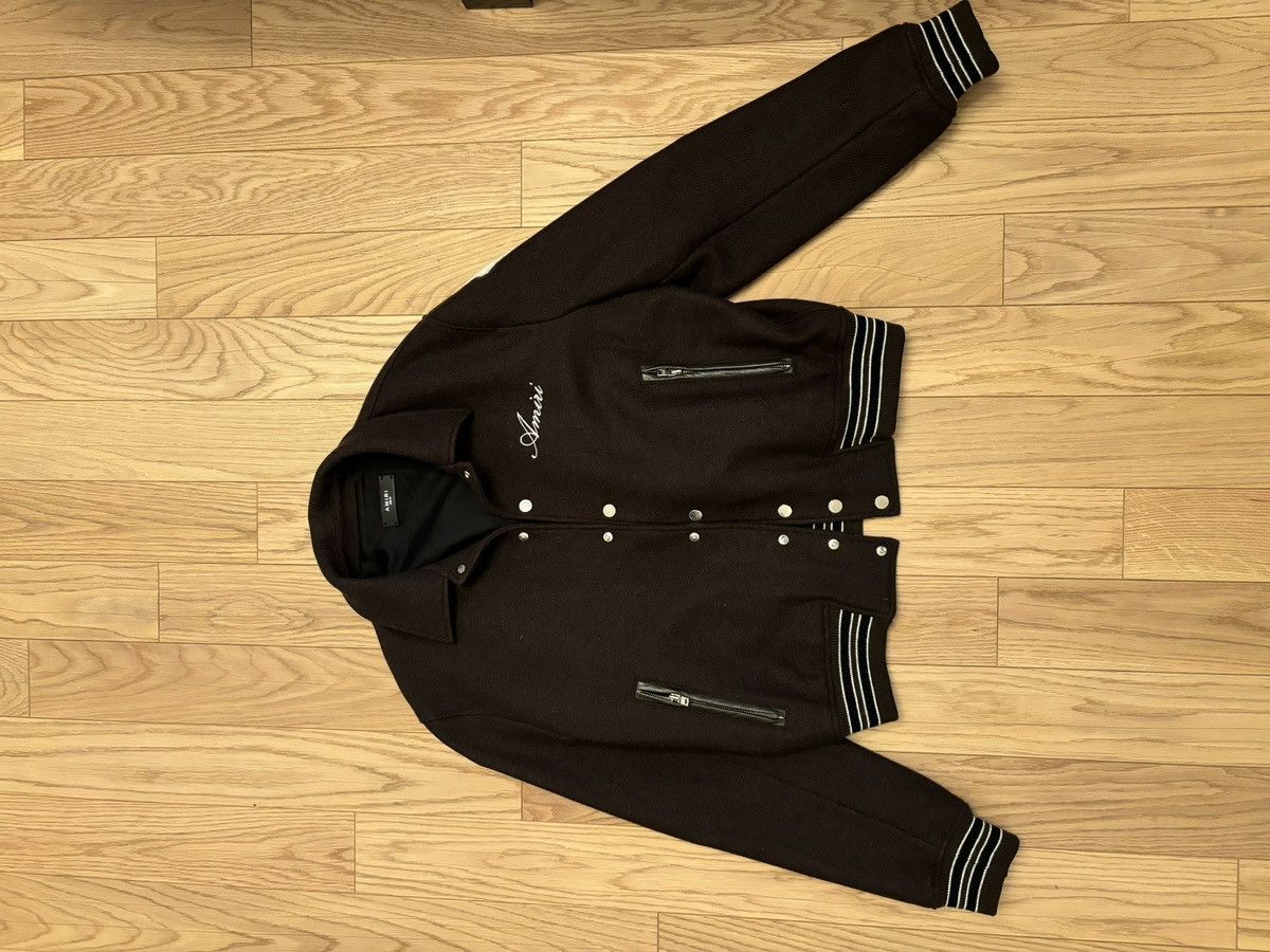 Amiri AMIRI VARSITY JACKET WOOL Size US M / EU 48-50 / 2 - 2 Thumbnail