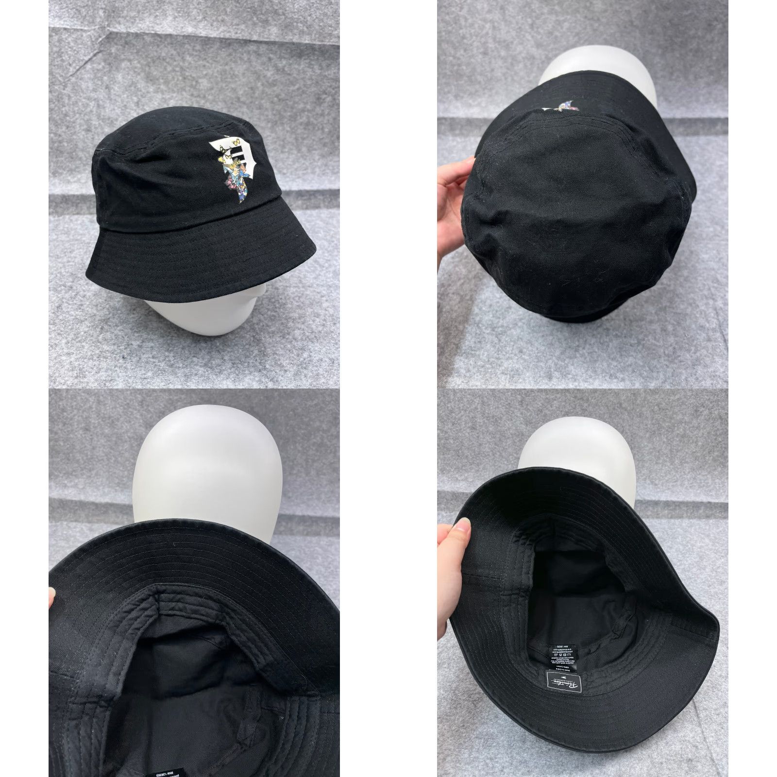 Primitive Primitive Apparel Bucket Hat One Size Black Casual Beach Butterfly Mens Size ONE SIZE - 8 Thumbnail