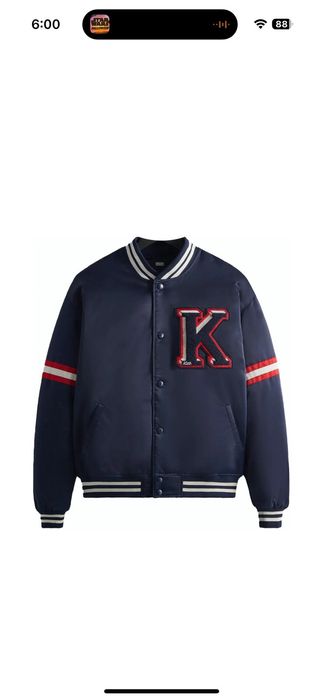 Kith Kith Satin Bomber Jacket M | Grailed