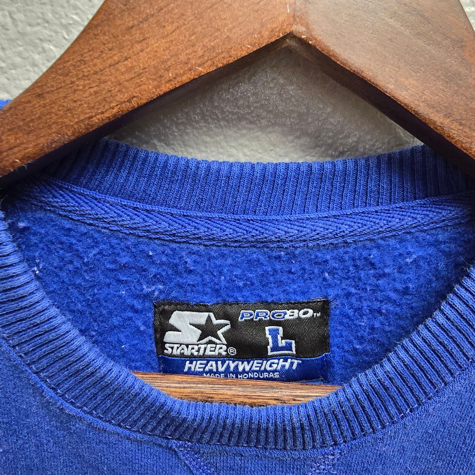 Starter Vintage Starter Crewneck Sweatshirt 71 Logo Blue Men's Large Size US L / EU 52-54 / 3 - 4 Thumbnail