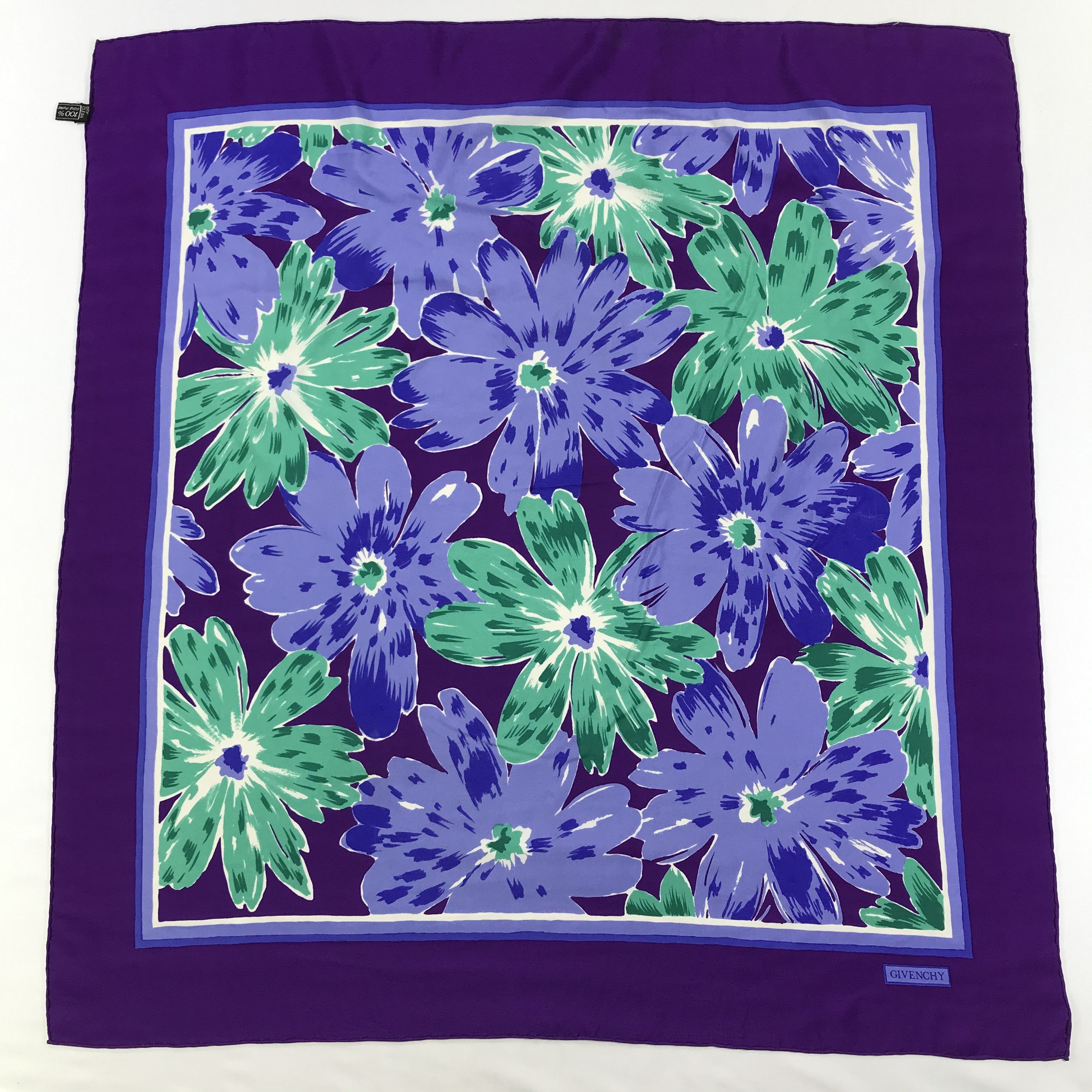 Vintage Vintage Givenchy Silk Scarf Size ONE SIZE - 2 Thumbnail