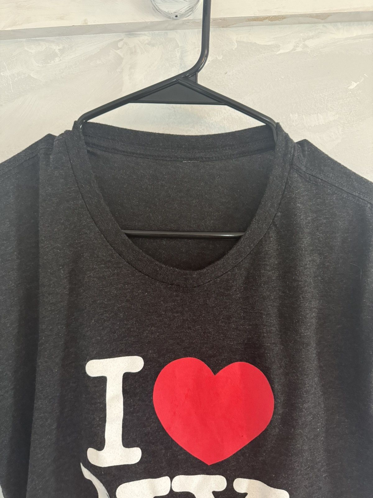 I Love NY × Vintage I LOVE NY Classic Dark Grey T-Shirt Polyester No Tag Size US M / EU 48-50 / 2 - 3 Thumbnail