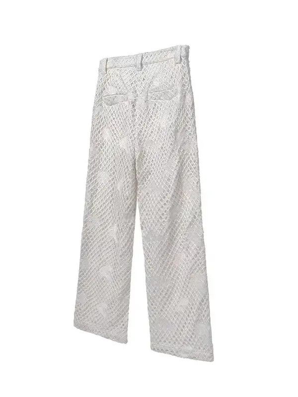 VIBE Vintage Y2K double layered fabric ripped baggy trousers Size US 32 / EU 48 - 6 Thumbnail
