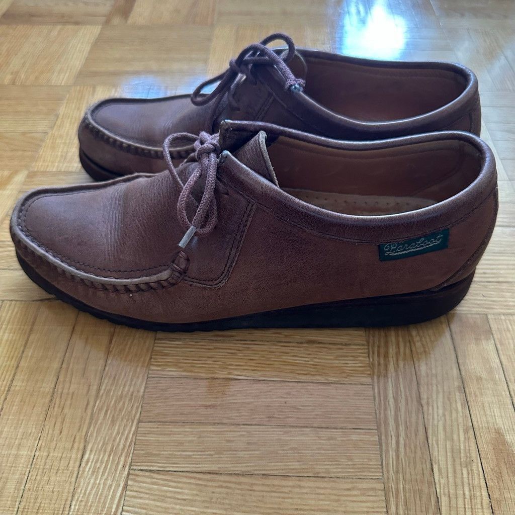 Paraboot Vintage Paraboot Tyrolean Brown Leather Derby UK 7 US 8 Size US 8 / EU 41 - 3 Thumbnail