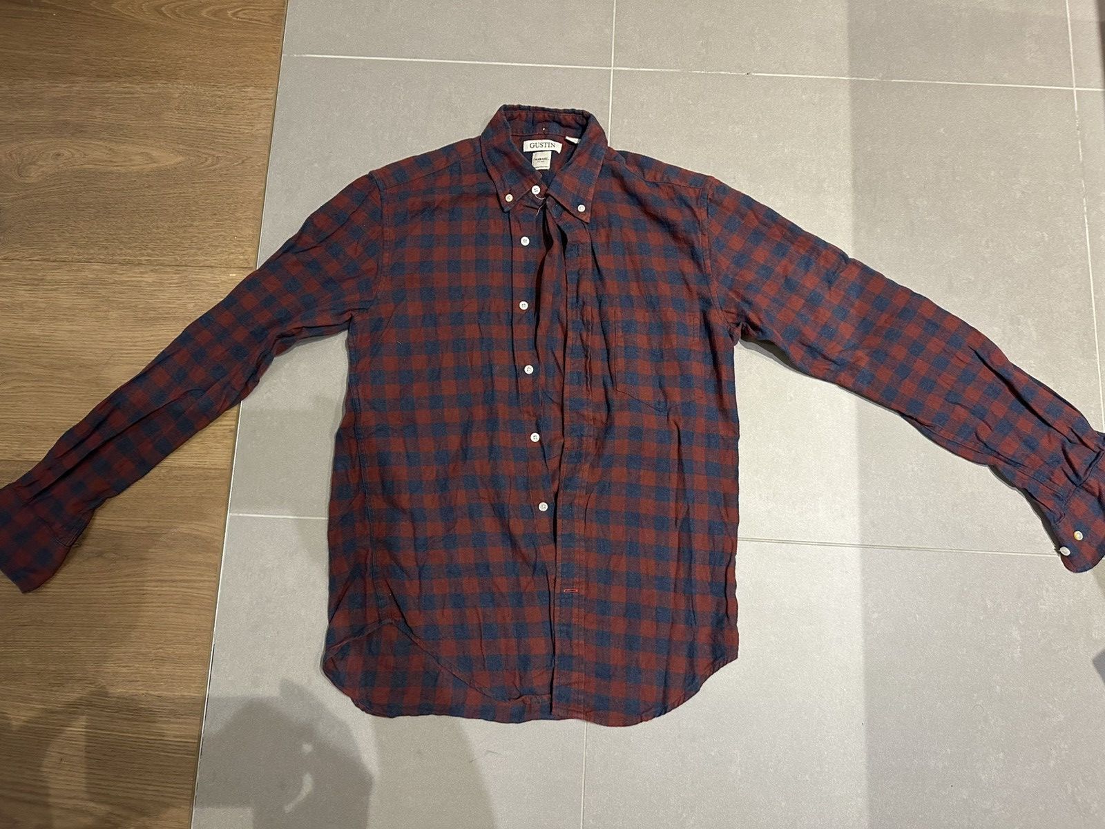 Gustin Plaid Button up Shirt Size US M / EU 48-50 / 2 - 1 Thumbnail