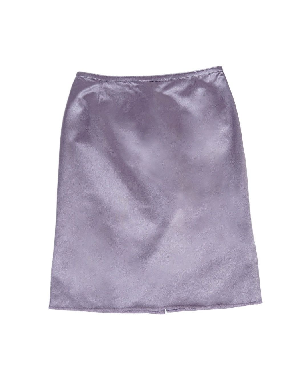 Miu Miu Miu Miu S/S1998 Purple Satin Midi Skirt Size 27" / US 4 / IT 40 - 2 Thumbnail