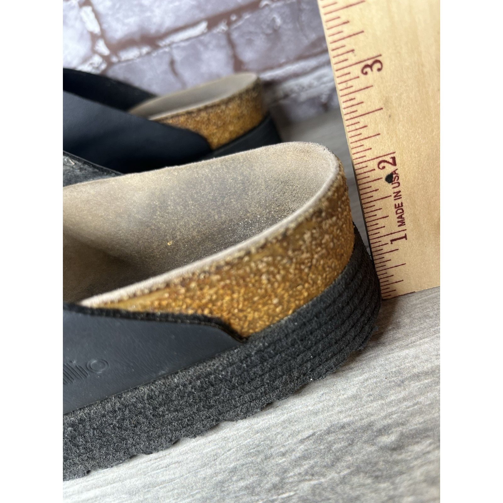 Birkenstock Birkenstock Papillio Arizona Platform Vegan Black Birko-Flor Size US 9.5 / IT 39.5 - 12 Thumbnail