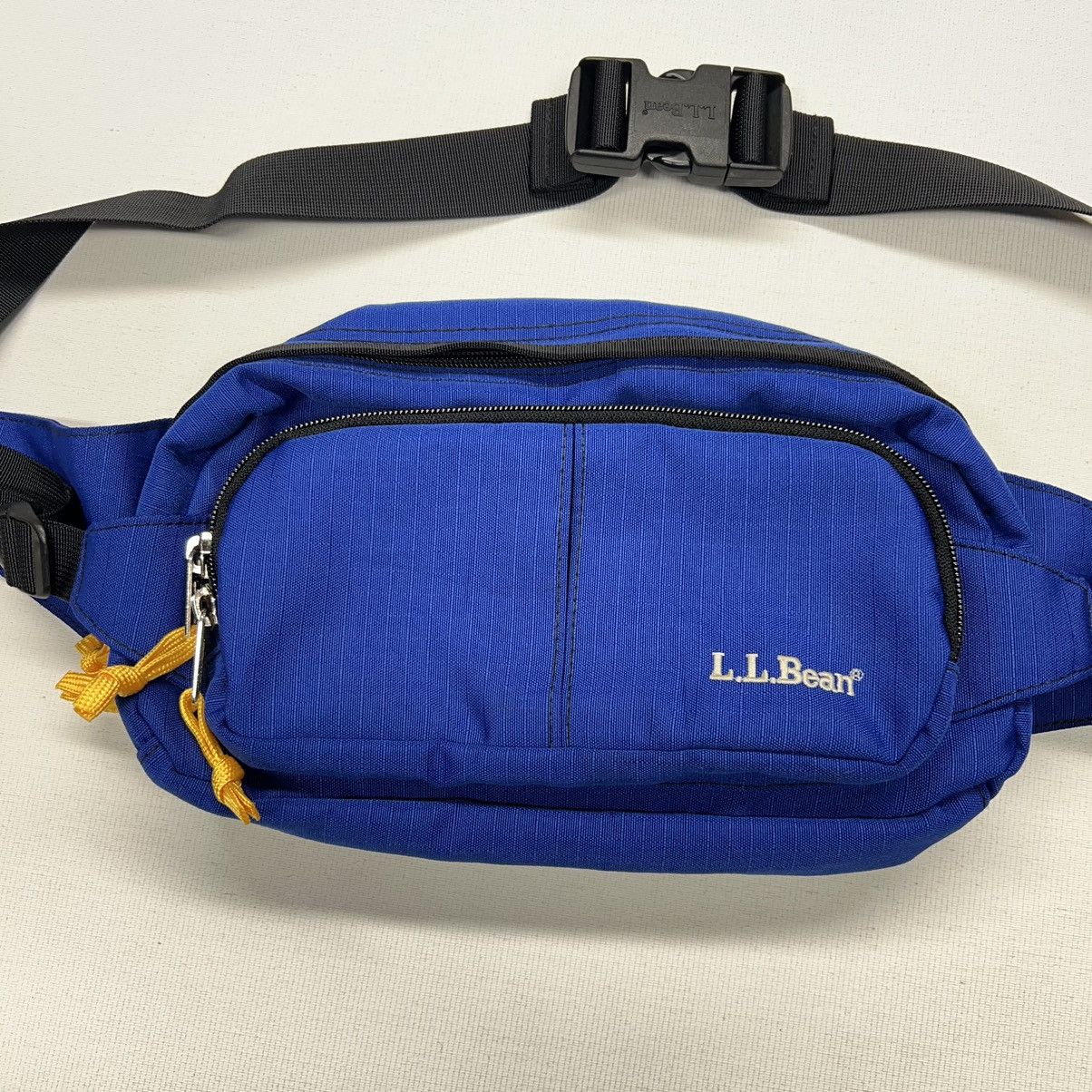 L.L. Bean × Vintage LL Bean Fanny Pack Bag Blue Crossbody Belt Waist Adjustable Size ONE SIZE - 2 Thumbnail