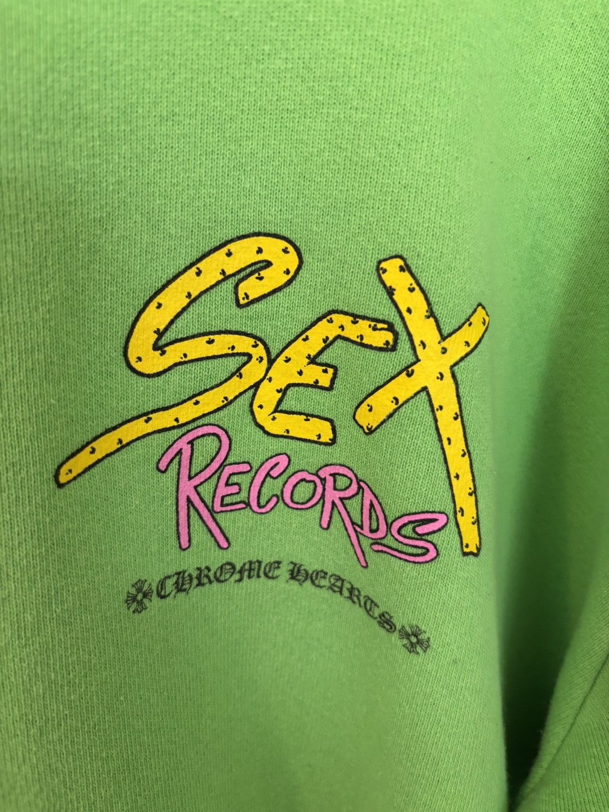 Chrome Hearts Chrome Hearts Sex Records Crewneck Size US L / EU 52-54 / 3 - 7 Thumbnail