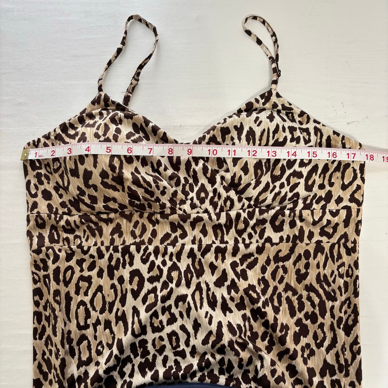 Other Essentials by Milano Leopard Print Slip Maxi Dress Large Size L / US 10 / IT 46 - 8 Thumbnail