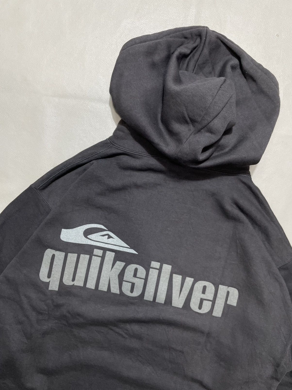 Quiksilver × Vintage RARE 1990s Quicksilver Hoodie Faded Size US L / EU 52-54 / 3 - 3 Thumbnail