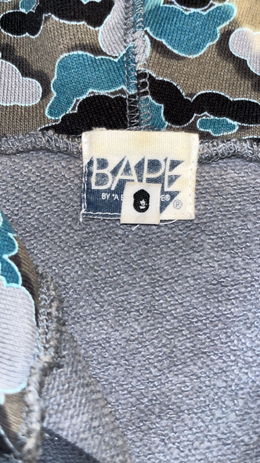 Bape Bape x Kaws Cloud Camo Full Zip Hoodie Size US M / EU 48-50 / 2 - 4 Thumbnail
