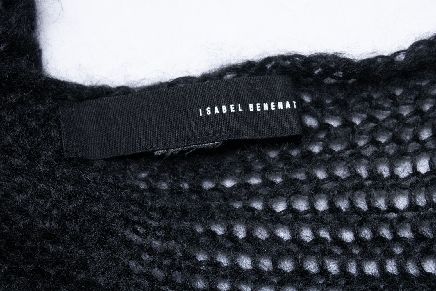 Isabel Benenato Isabel Benenato, Chunky knitted black scarf Size ONE SIZE - 2 Thumbnail