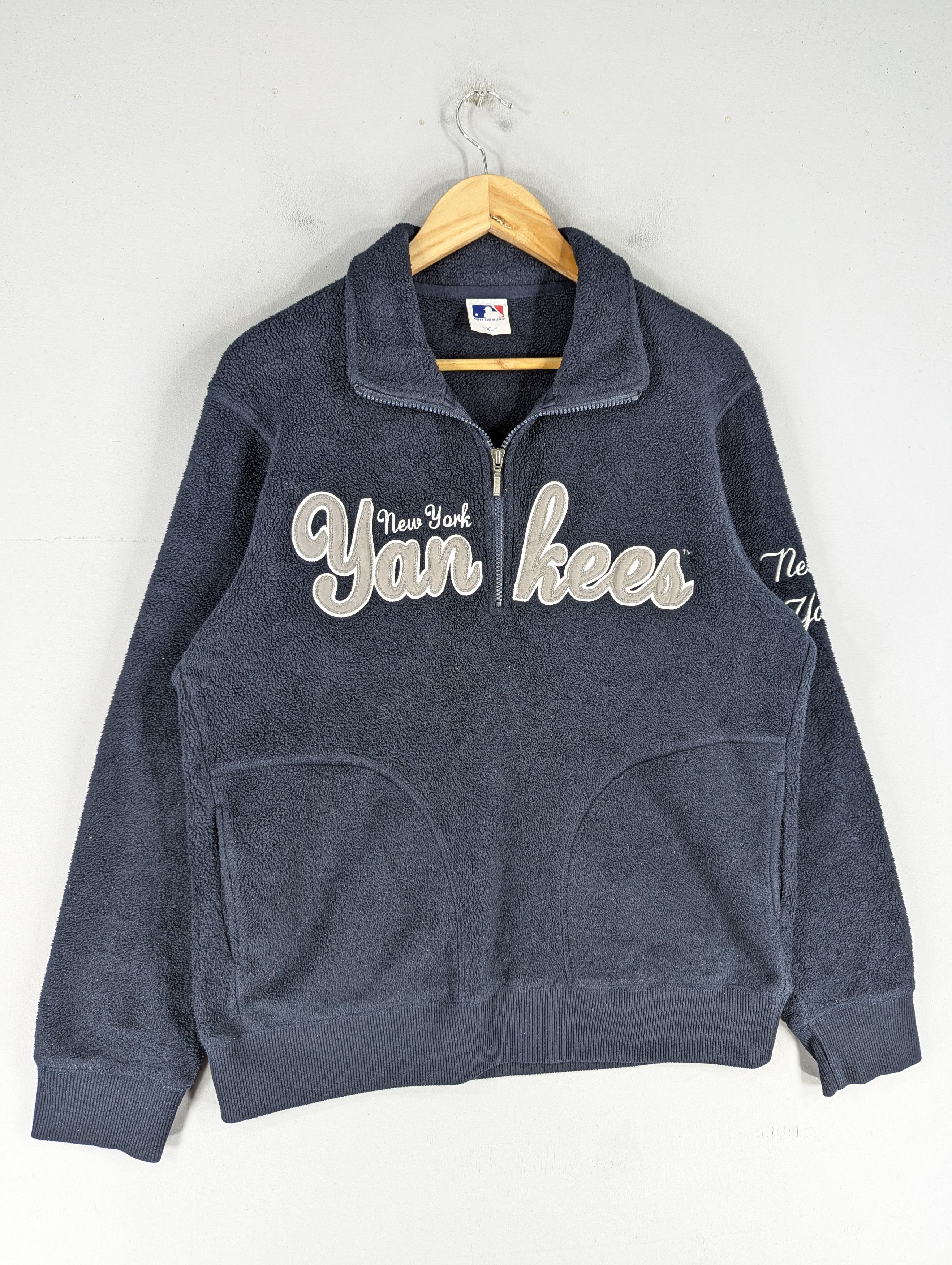 MLB × New York Yankees × Uniqlo MLB New York Yankees X Uniqlo Halfzip Fleece Jacket Size US L / EU 52-54 / 3 - 3 Thumbnail