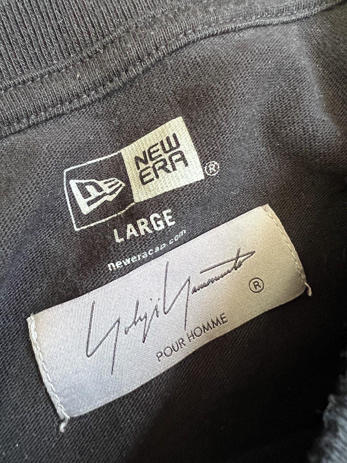 Japanese Brand × New Era × Yohji Yamamoto Yohji Yamamoto x New Era Yohji logo tee Size US M / EU 48-50 / 2 - 6 Thumbnail