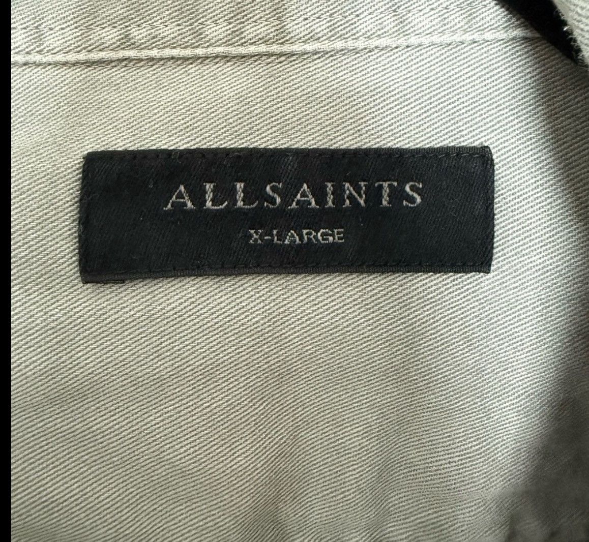 Allsaints All Saints Light Gray Shirt Size US XL / EU 56 / 4 - 4 Thumbnail